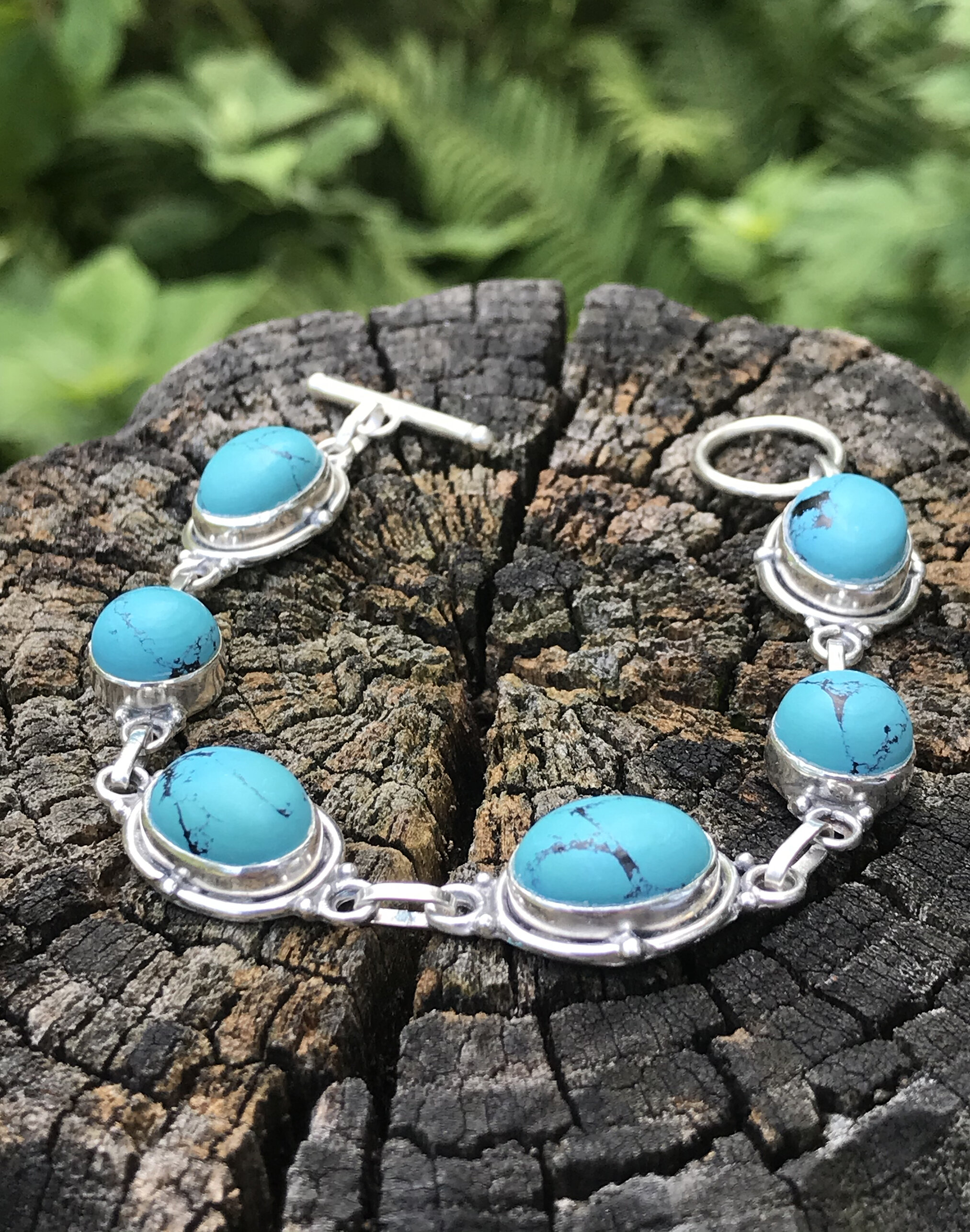 925 Silver Handmade Turquoise bracelet Native American New 925 Silver Handmade Turquoise bracelet Native American New