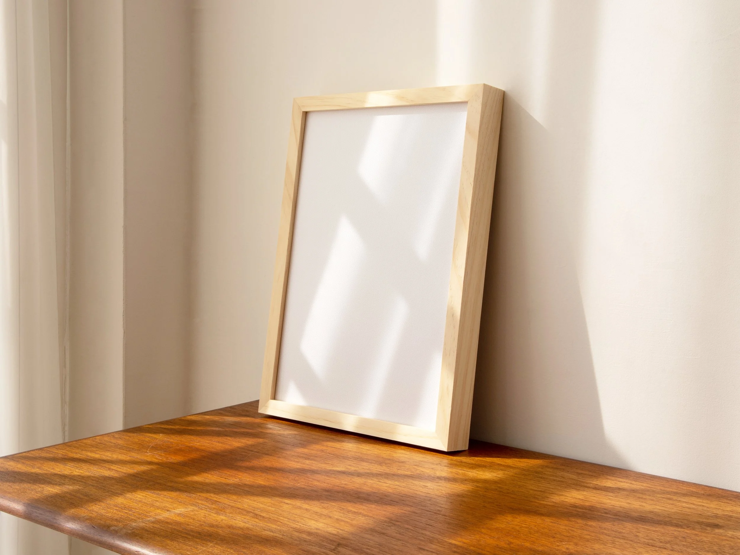 Natural Wood Frame: Deep — Design Cove, image size:2500x1875