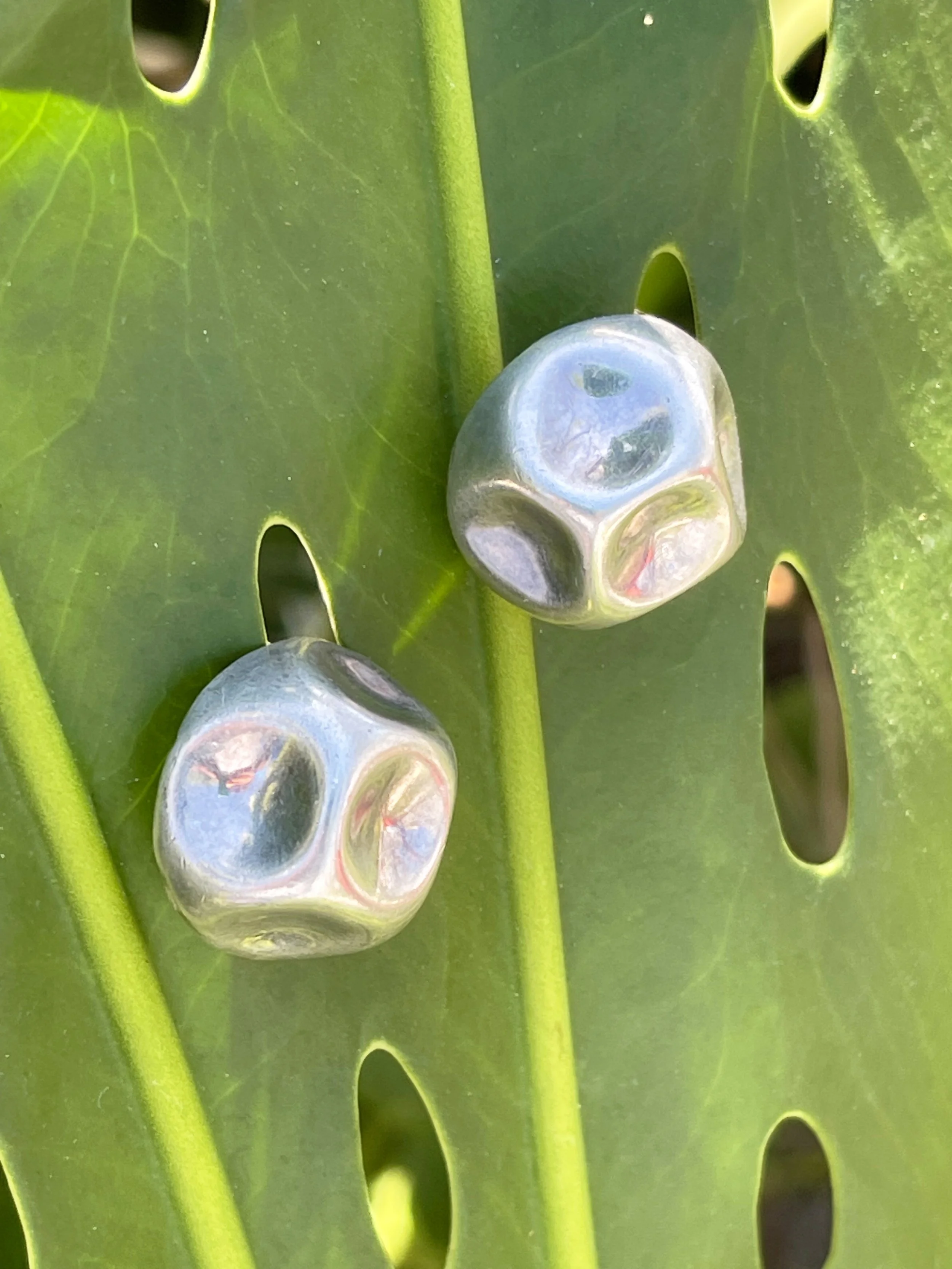 Silver dome earrings 2.jpg