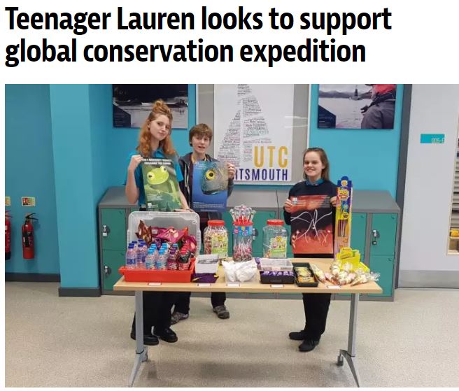 Great coverage for Borneo trip fundraising
