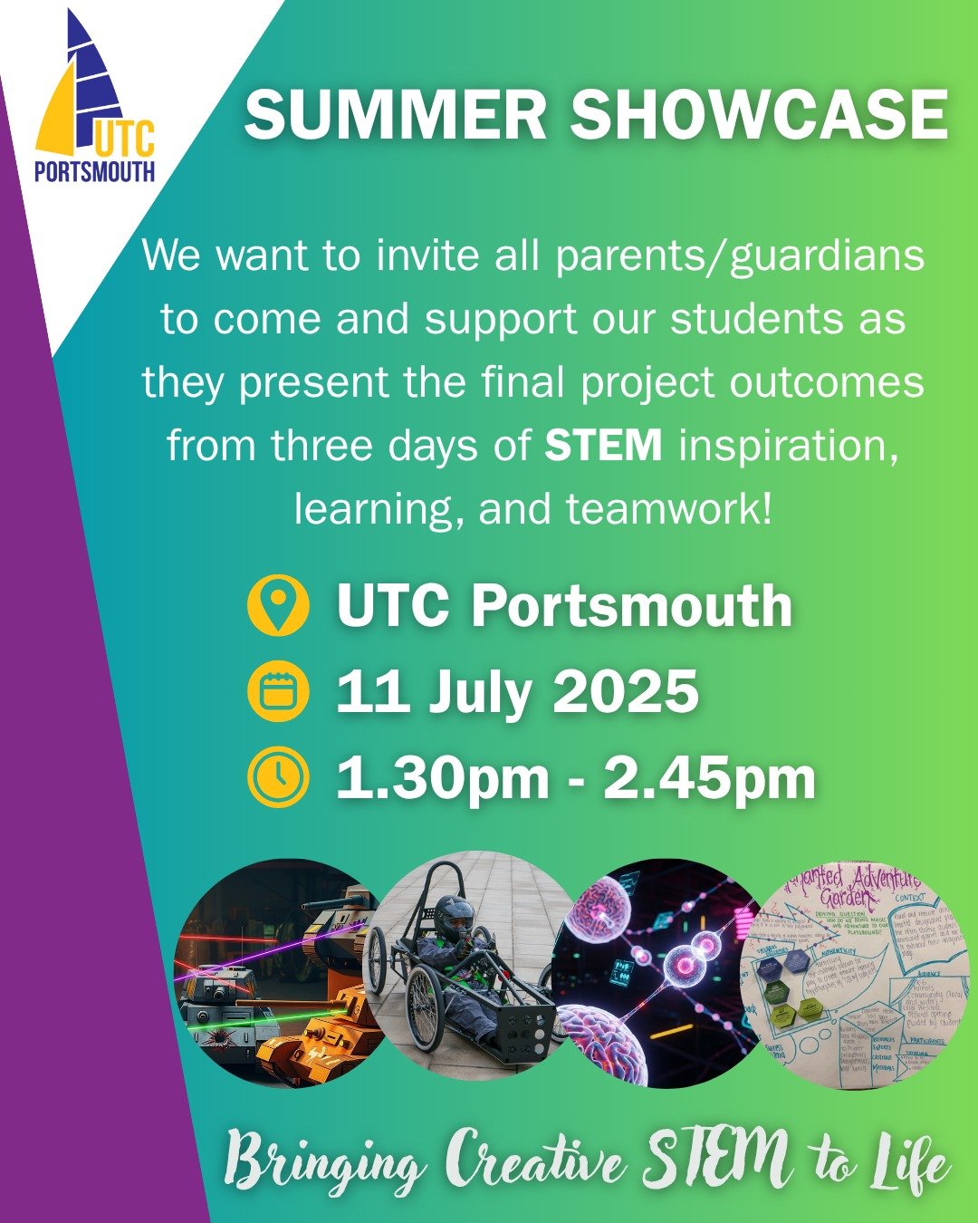 This week is our Summer Showcase!
And we've got an incredible experience lined up for our Yr 10 and Yr 12 students.
From tomorrow onwards, our students will be working on 3-day projects, with an exhibition showcase on the final day.
There's a wid