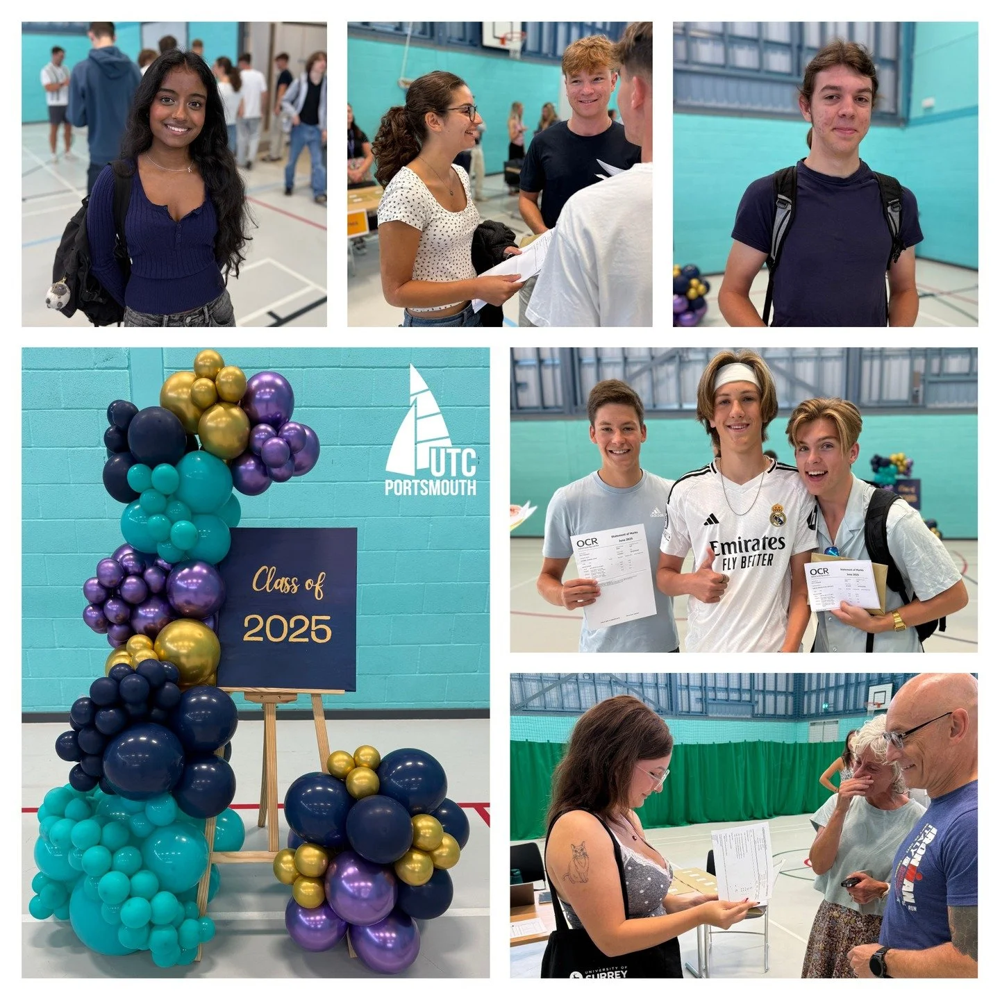 Strong results and exciting destinations for UTC Portsmouth students!
Our 2025 A level and T Level students have achieved another strong set of outcomes, with a 20% increase in those securing AAB or higher and 100% of T Level students achieving a Me