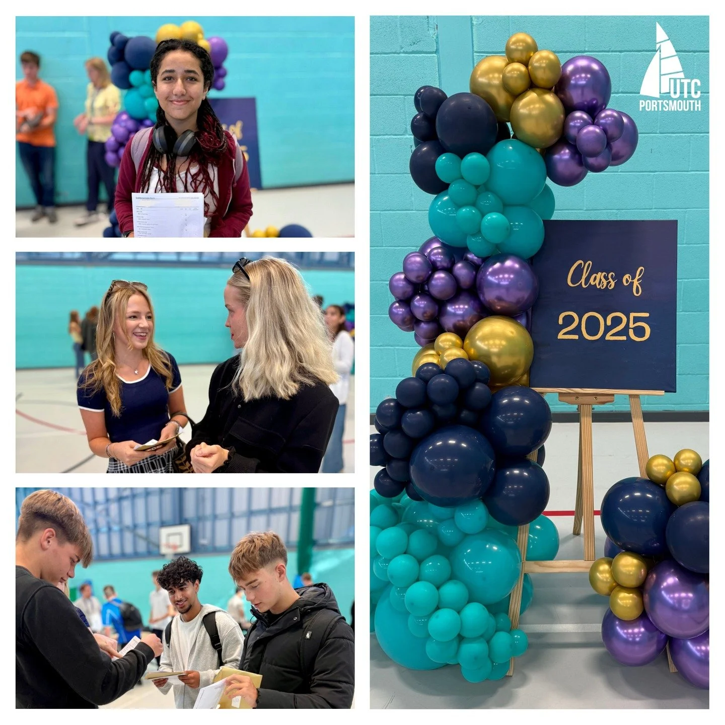 UTC Portsmouth students celebrate another strong set of GCSE results!
We’re proud to share that this year’s results continue our tradition of excellence, with a rise in top grades and standout achievements in Mathematics and Engineering.