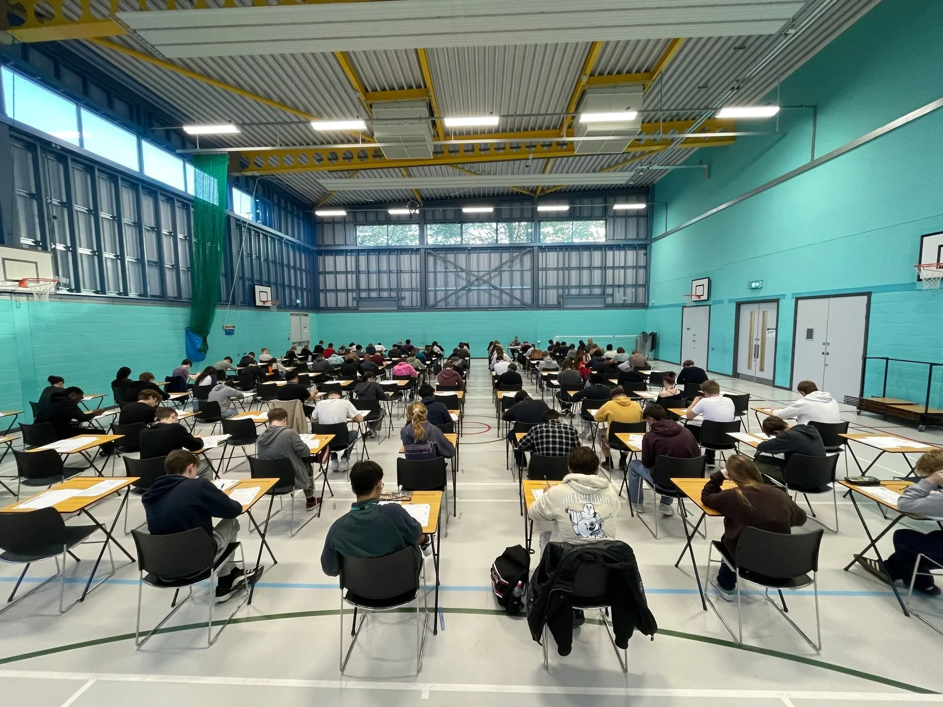 We've had a record-breaking morning at UTC Portsmouth, with over 100 of our Year 12 and 13 students taking part in this year's UKMT Senior Maths Challenge.
It's fantastic to see so many of our students embracing the challenge and demonstrating thei