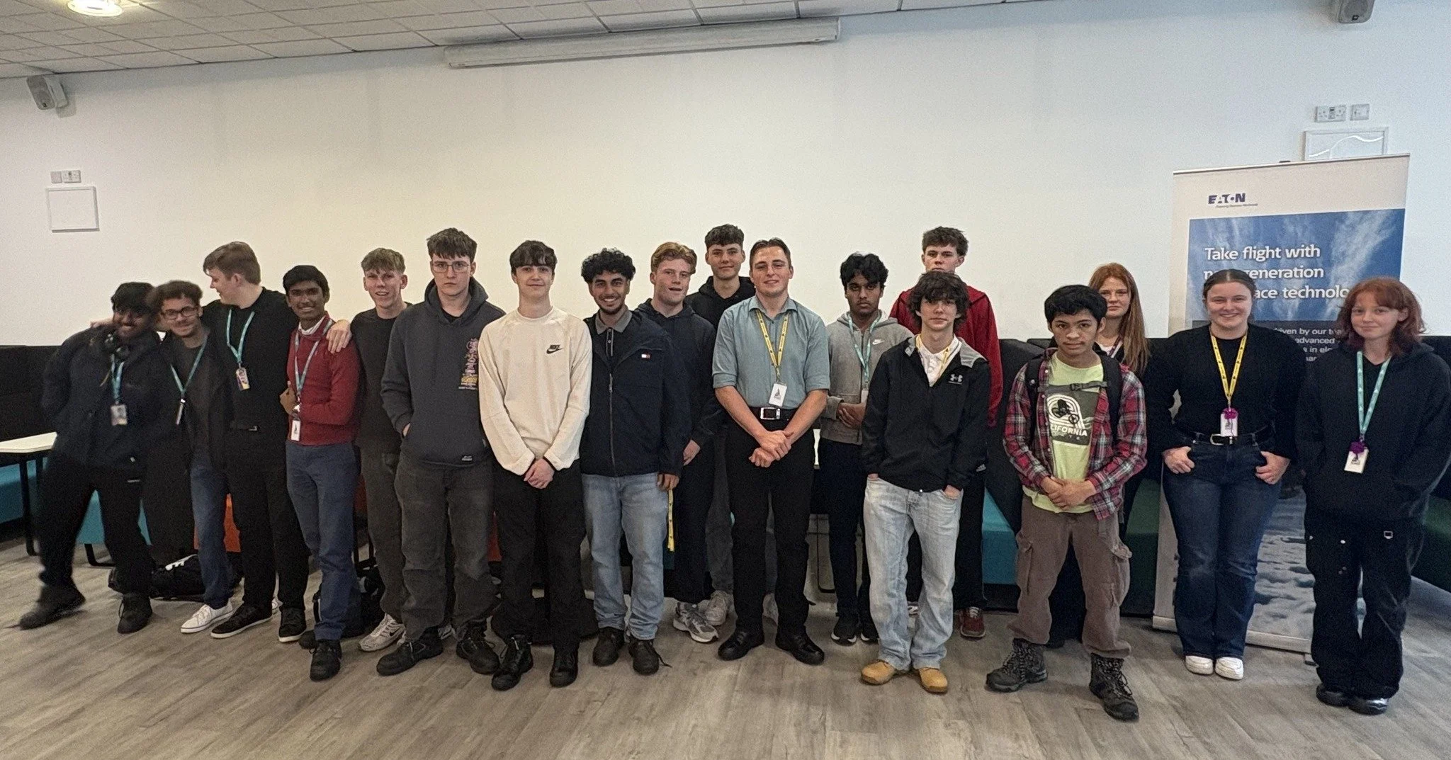 This week our students visited Eaton Aerospace, one of our valued Employer Partners.

They enjoyed a careers stand tour, took part in a STEM activity, and attended an apprenticeship talk, gaining real insights into the working world. It was a fantast