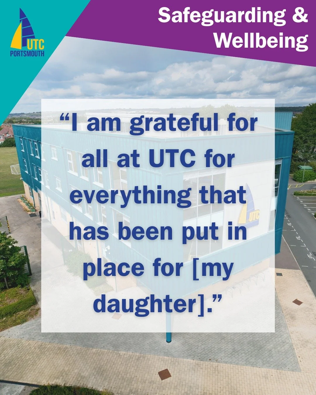 At UTC Portsmouth, we regularly send out culture surveys to gather valuable feedback from our community. Hearing directly from parents helps us understand their views on the college and the impact of our approach to education.
We’re proud of t