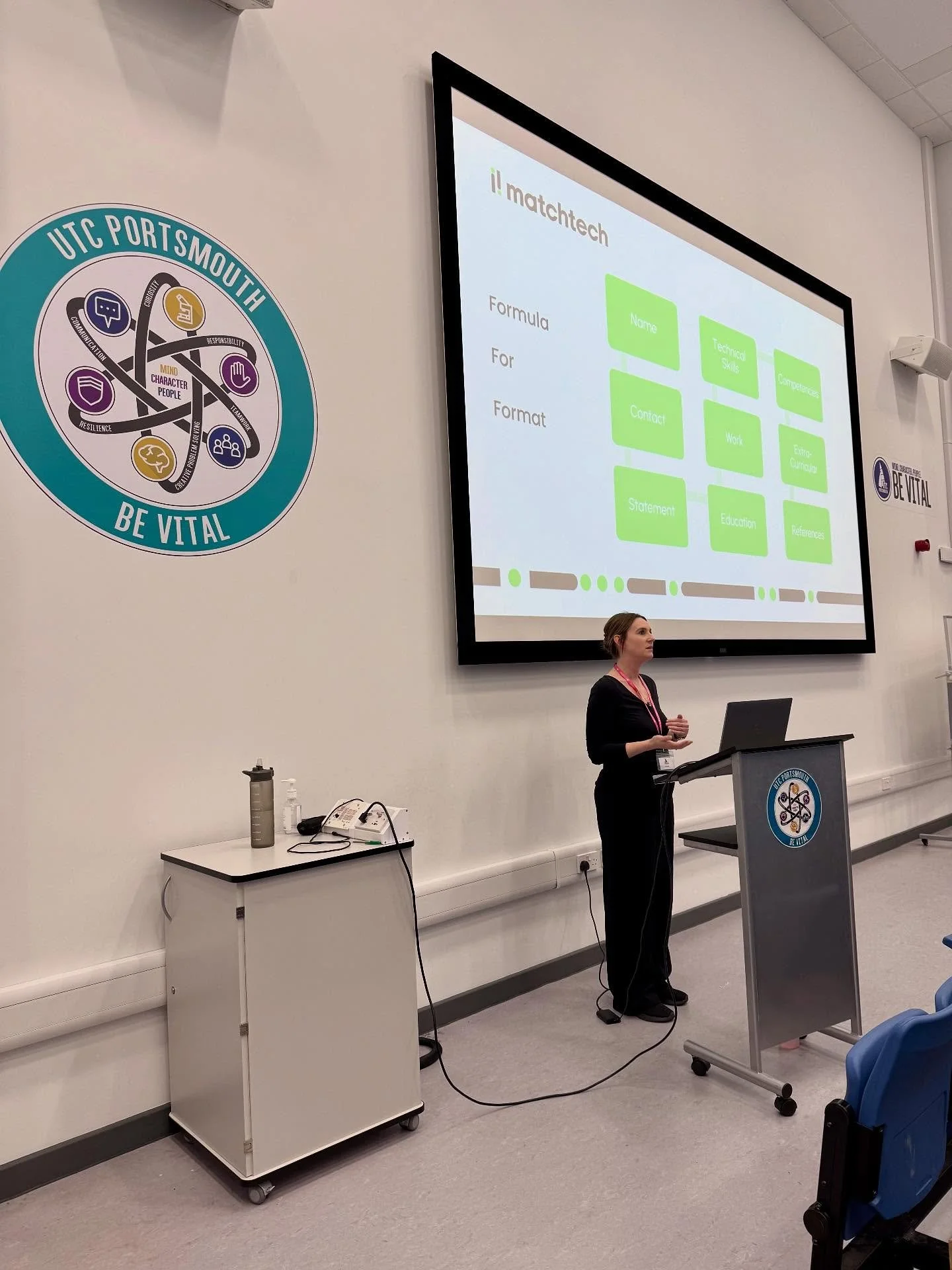 Our Sixth Form students had a valuable opportunity this week as we welcomed Annabel from Matchtech - one of our newest Employer Partners - to deliver an insightful session on CV writing and job-hunting resilience.

Taking over one of our enrichment s
