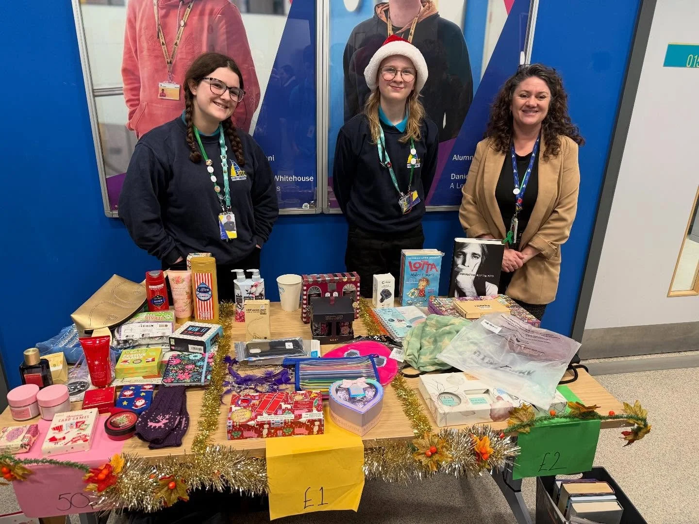 This week, we launched our Christmas Market at UTC Portsmouth.

The market features two student-led stalls: a Low-Cost Gift Stall and a Handmade Craft Stall. The Low-Cost Gift Stall offers affordable presents donated by our community, ensuring all st