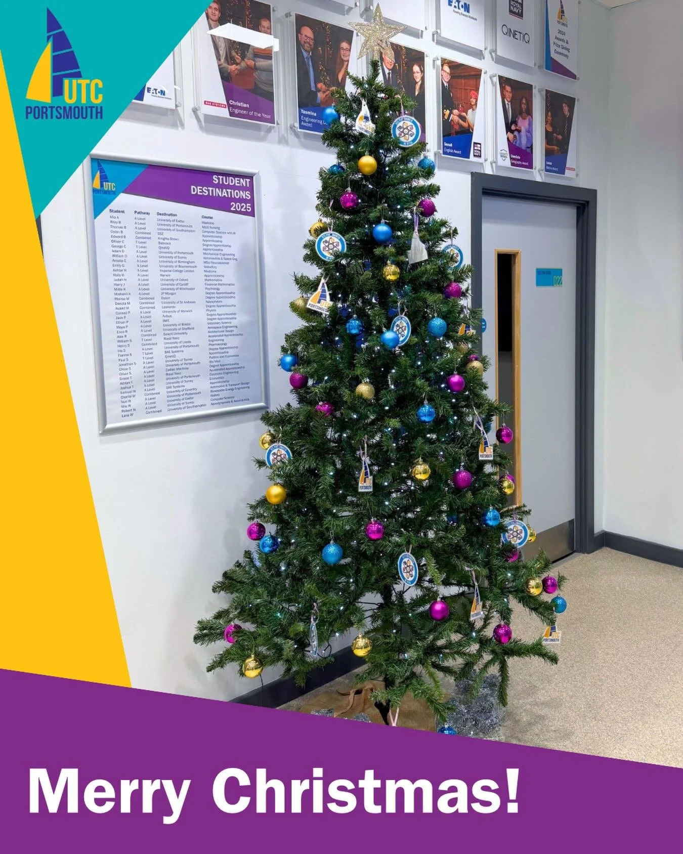 As we come to the end of the autumn term, we&rsquo;d like to wish all our students and their families a wonderful festive break.

Please remember that Monday 5 January is an INSET day, so the college will be closed to all students. We look forward to