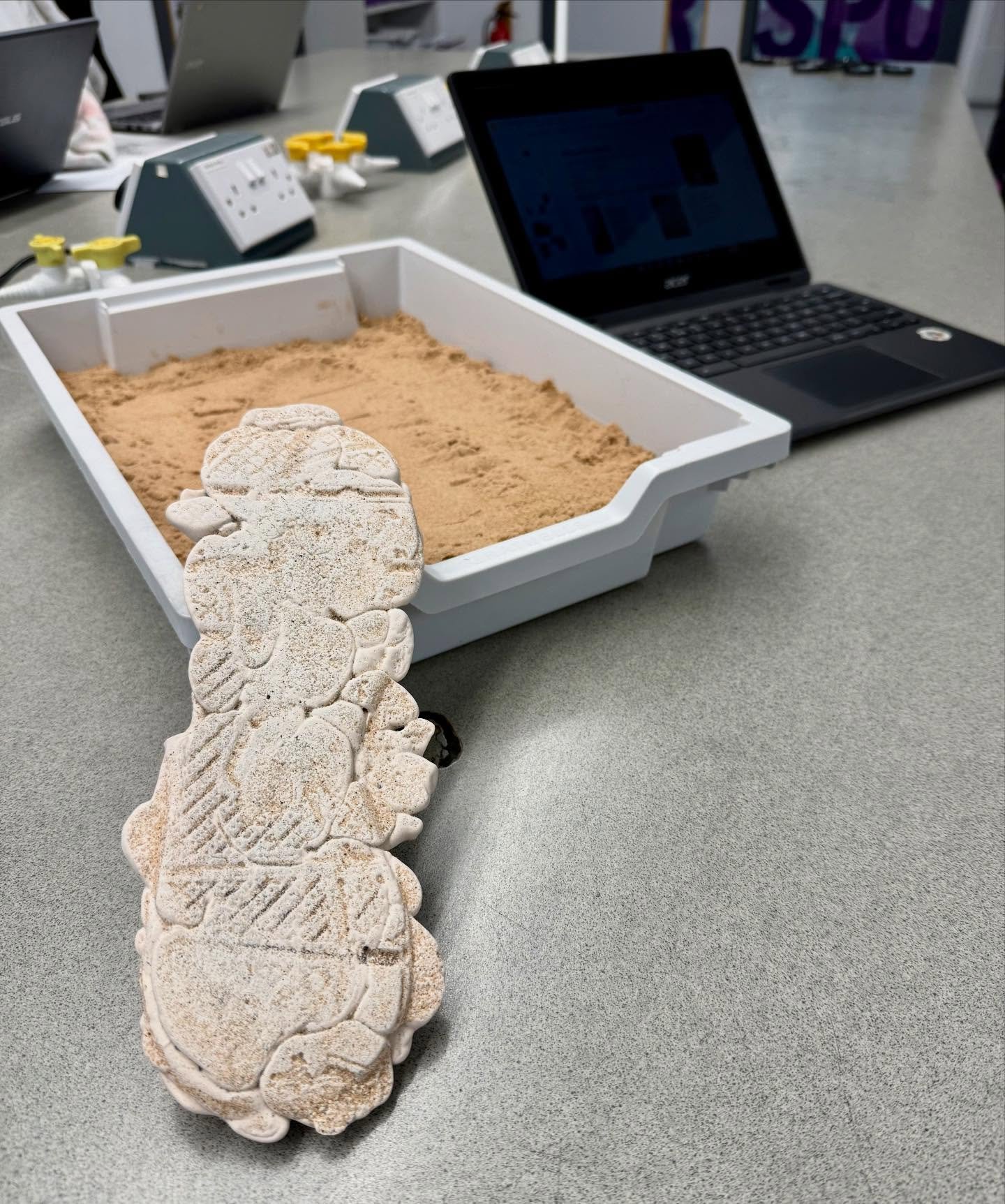 Our Forensic Science enrichment students have been analysing a crime scene, from taking plaster casts of footprints to examining key pieces of evidence and testing suspect alibis.

Working in teams, they pieced everything together to reach thought-ou