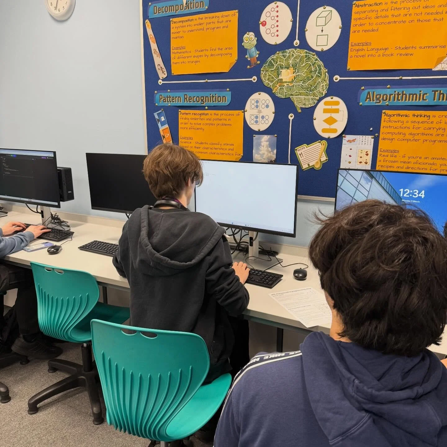 Pi Week is firmly underway at UTC Portsmouth.

Today we launched our Pi-ramid competition, where students solve maths problems on each level, with the challenges becoming harder the higher they climb. The competition runs all week, with prizes and te