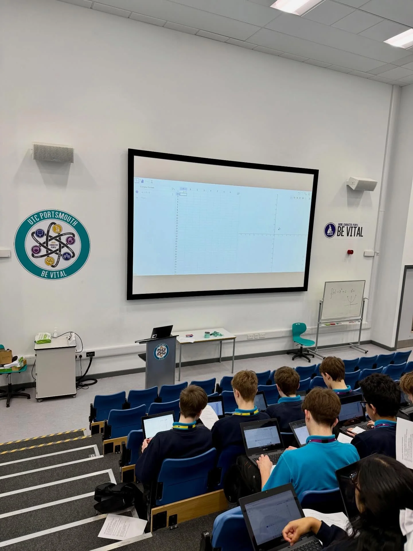 We wrapped up our Pi Week celebrations today at UTC Portsmouth with a fantastic afternoon of maths talks delivered by our very own Mathematics and Computer Science department.

Students enjoyed a series of fascinating sessions, including: 
&bull; The