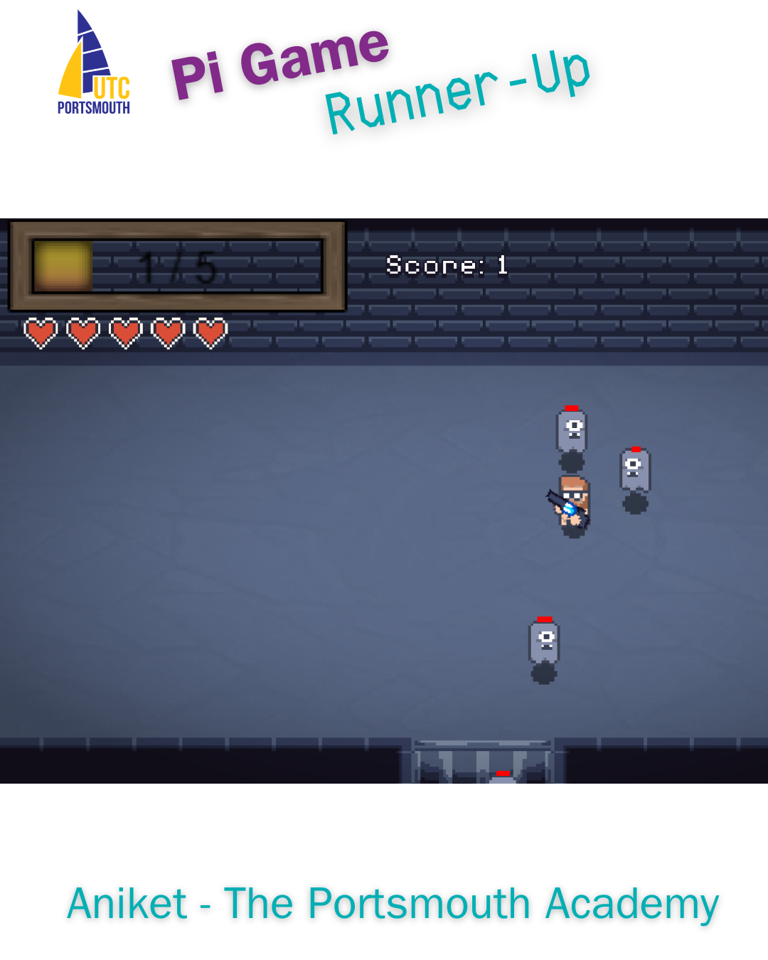 Pi themed shooter game.