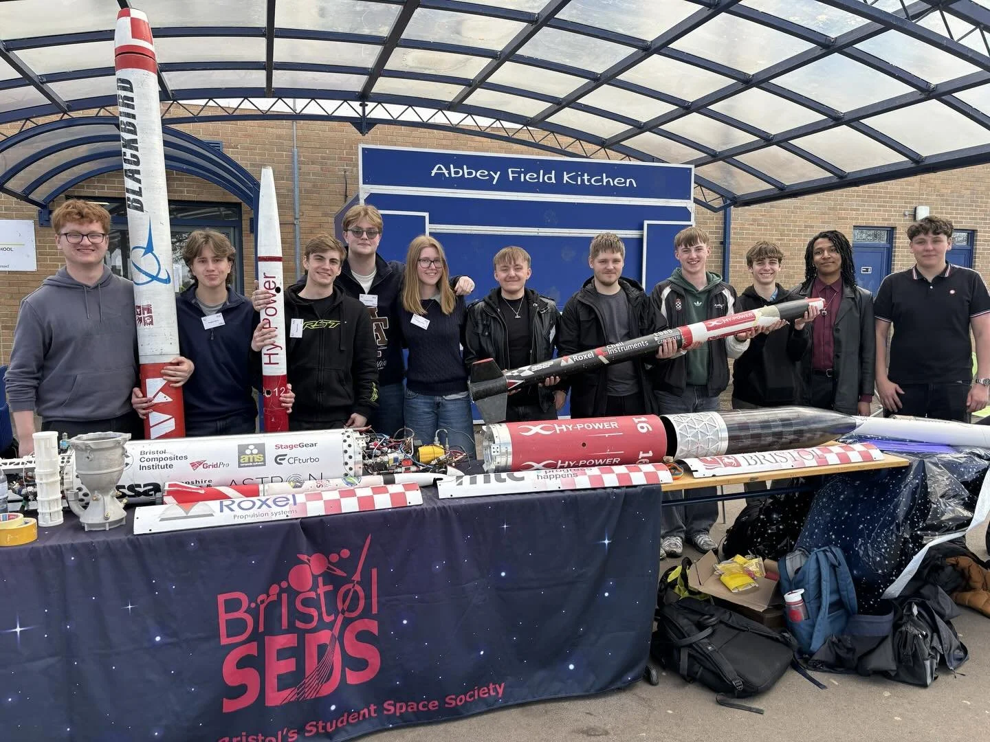 For the past year, a group of Year 12 and Year 13 students have been designing and building their own rockets as part of the UK Youth Rocketry Challenge during enrichment.

This is one of our student-led enrichment opportunities, created and led by s
