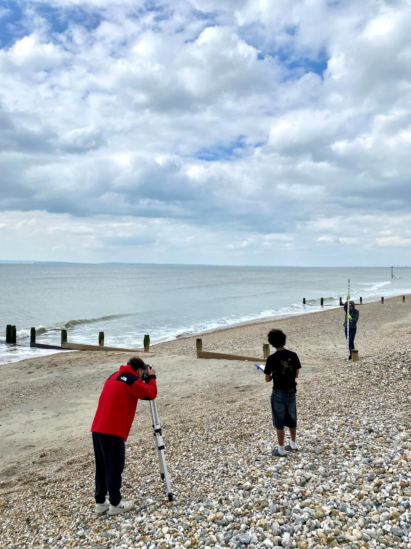This week, a selection of our Year 13 students visited East Witterings for their geography field trip.

Students undertook a survey of the existing hard engineering sea defences using professional equipment on the East Witterings seafront. This inclu