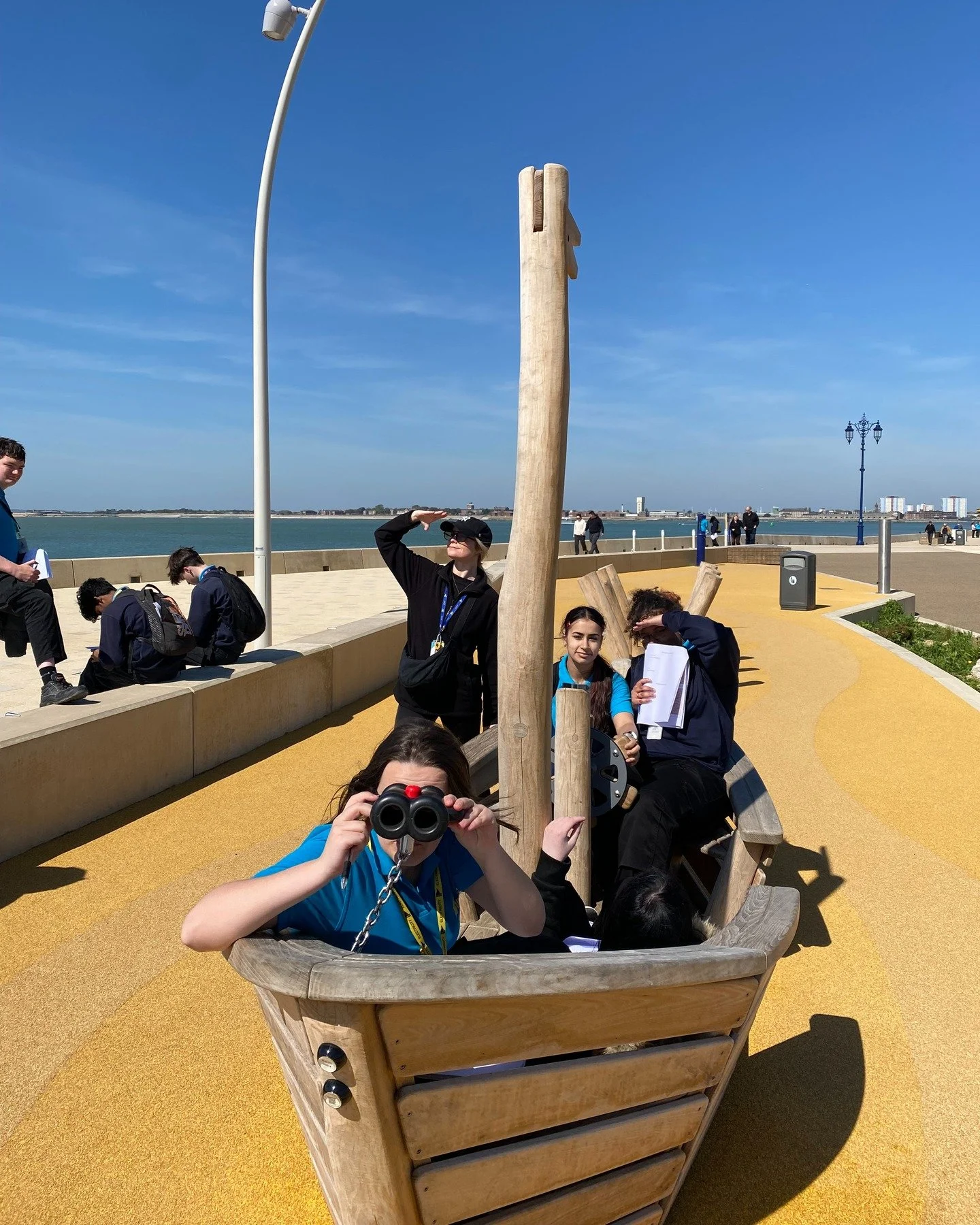 Our Year 11 geography students put their skills into practice last week during fieldwork in Southsea and Palmerston Road.

Students explored the impact of new hard engineering on both the coastline and local community. They collected a range of data,