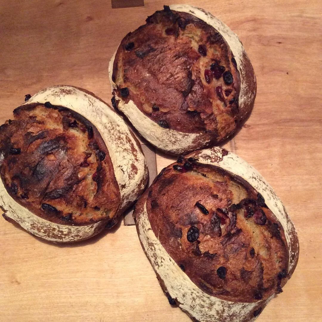 Miche levain canneberge