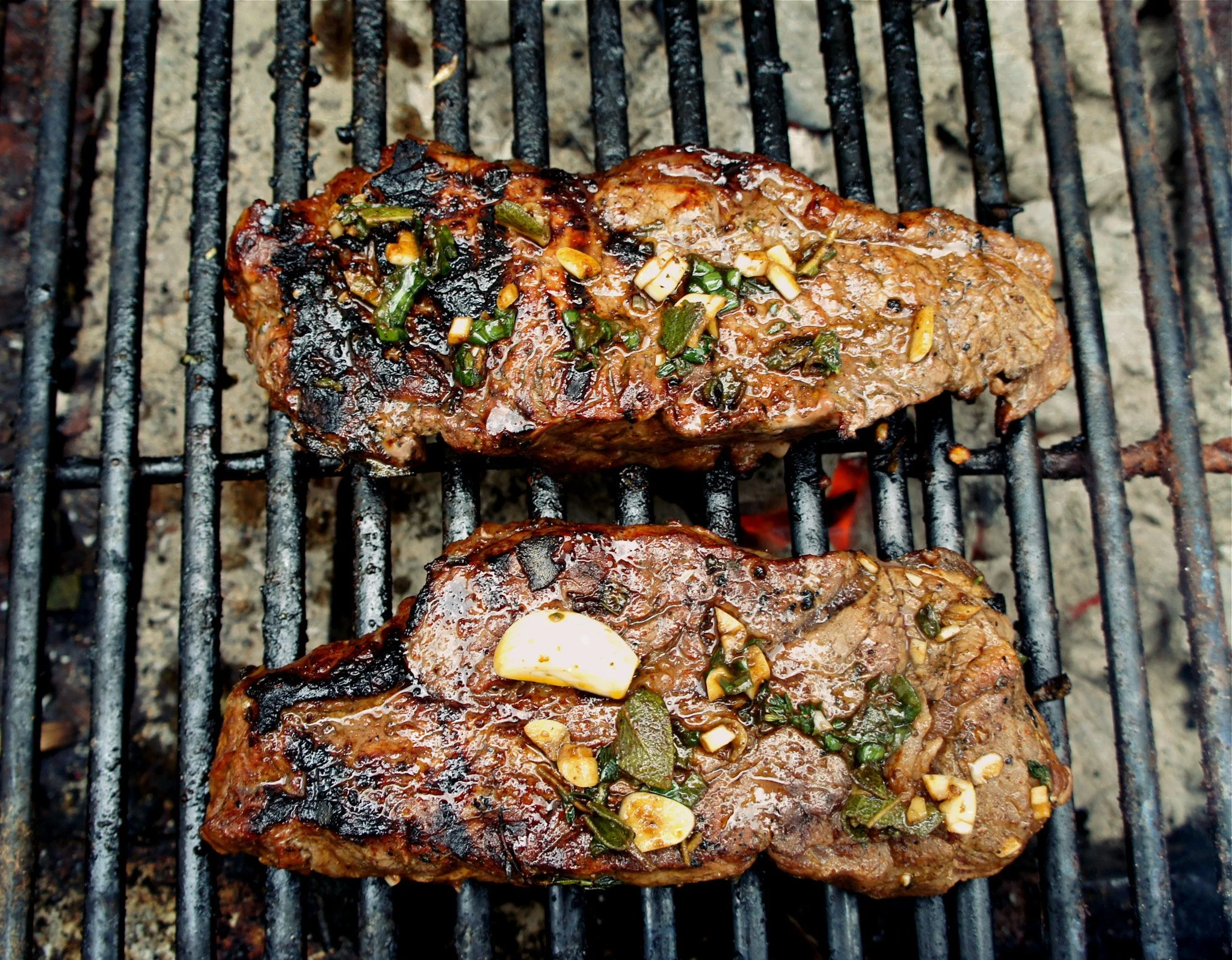 Steaks on the grill, 2014
