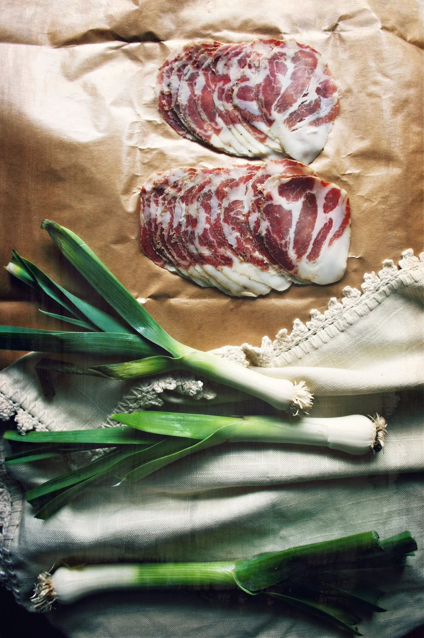 Cochon Butcher Coppa & Local Leeks, 2014