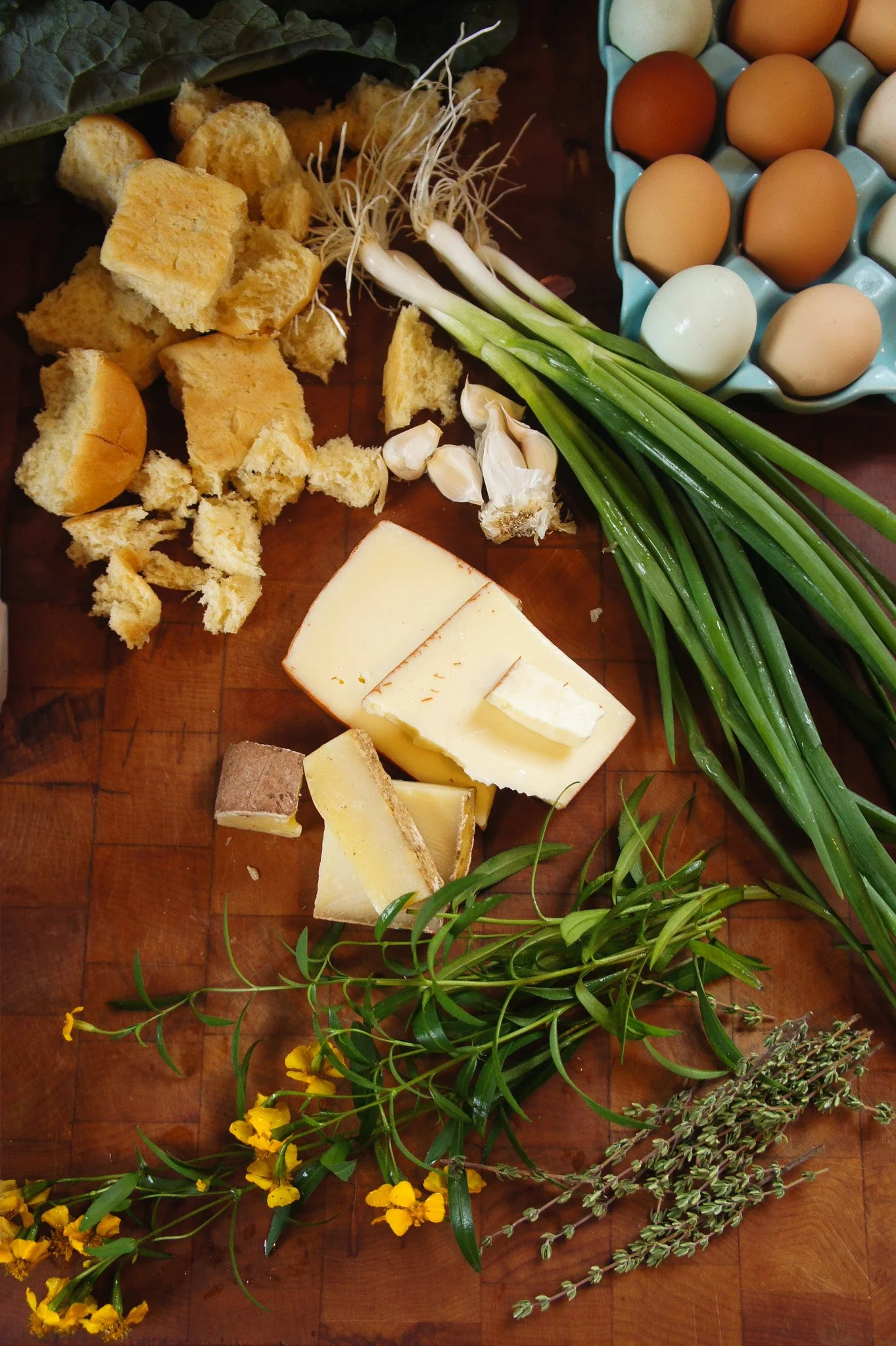 Frittata ingredients, 2014