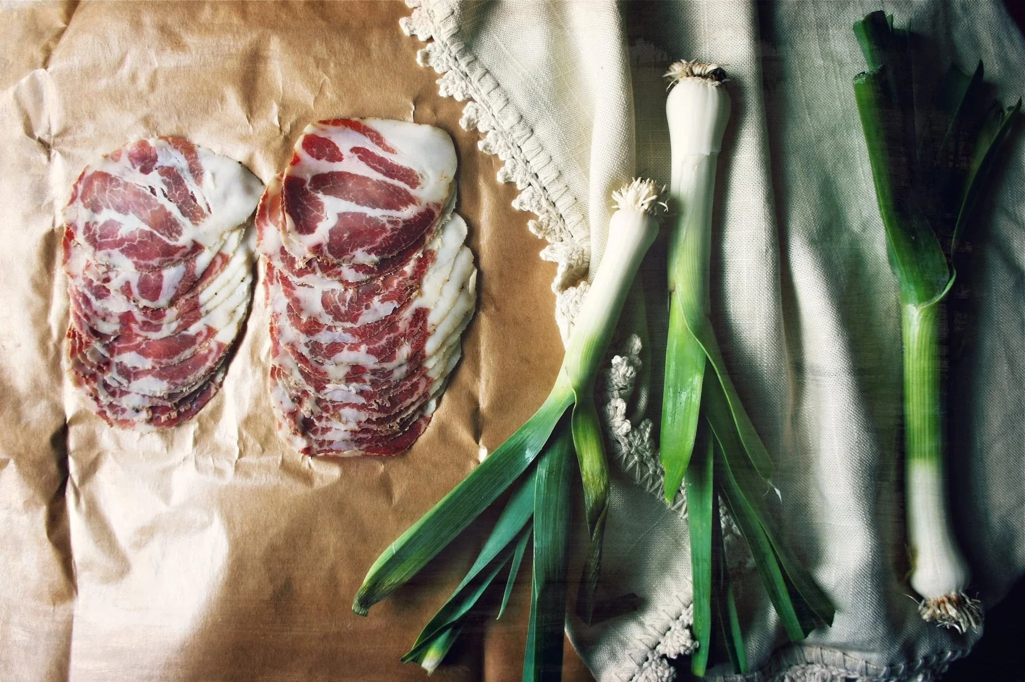 Cochon Butcher Coppa & Local Leeks, 2014