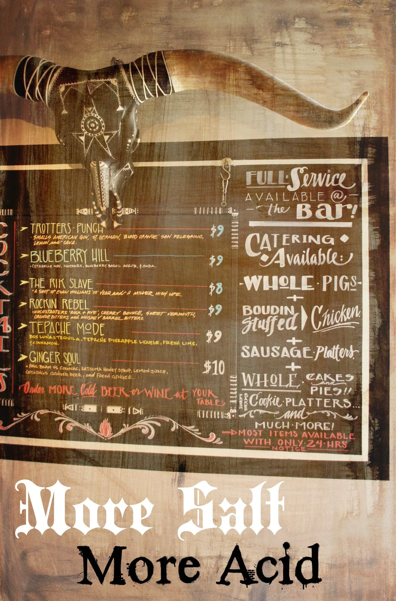 More Salt, More Acid - Cochon Butcher Magazine, 2015