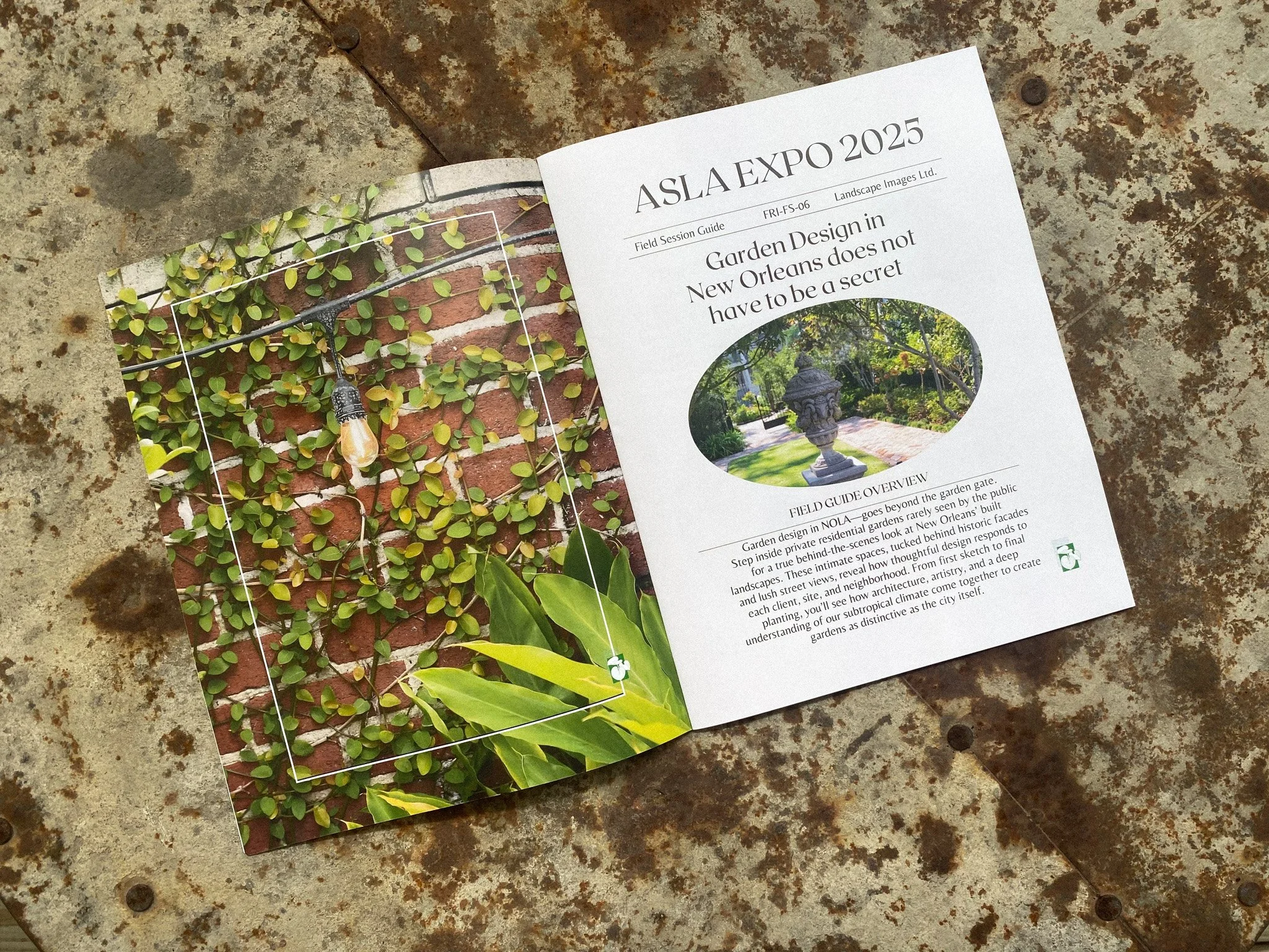 ASLA Field Guide — Interior Spread, 2025