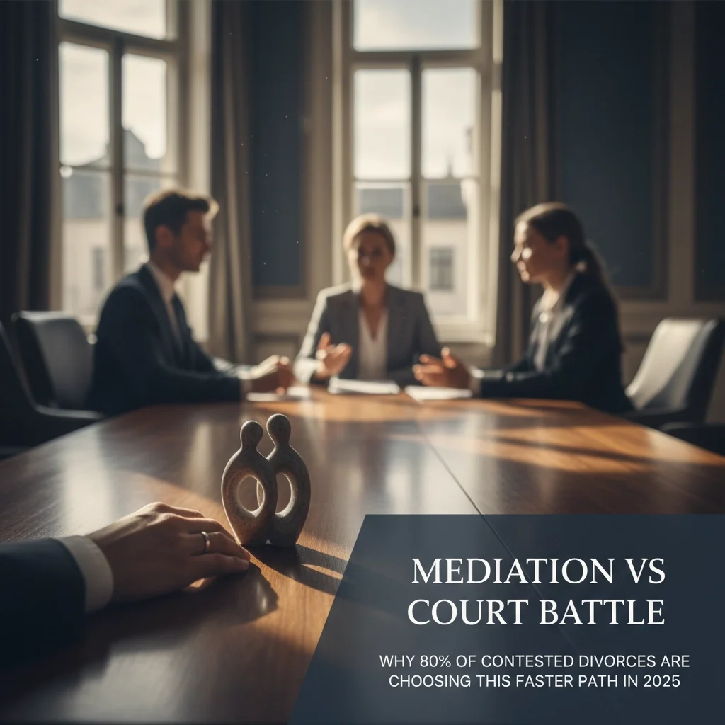Mediation vs Court Battle: Why 80% of Contested Divorces Are Choosing This Faster Path in 2025