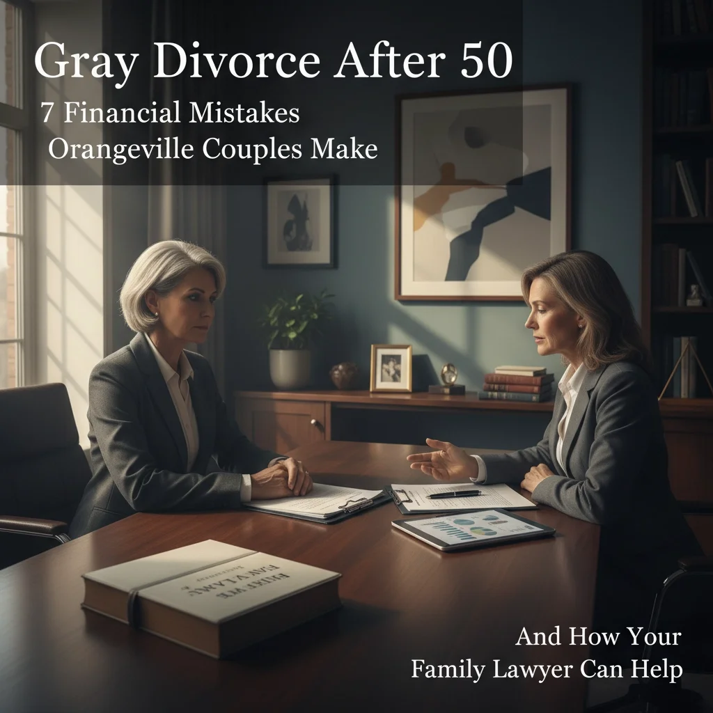 Gray Divorce After 50: 7 Financial Mistakes Orangeville Couples Make (And How Your Family Lawyer Can Help)