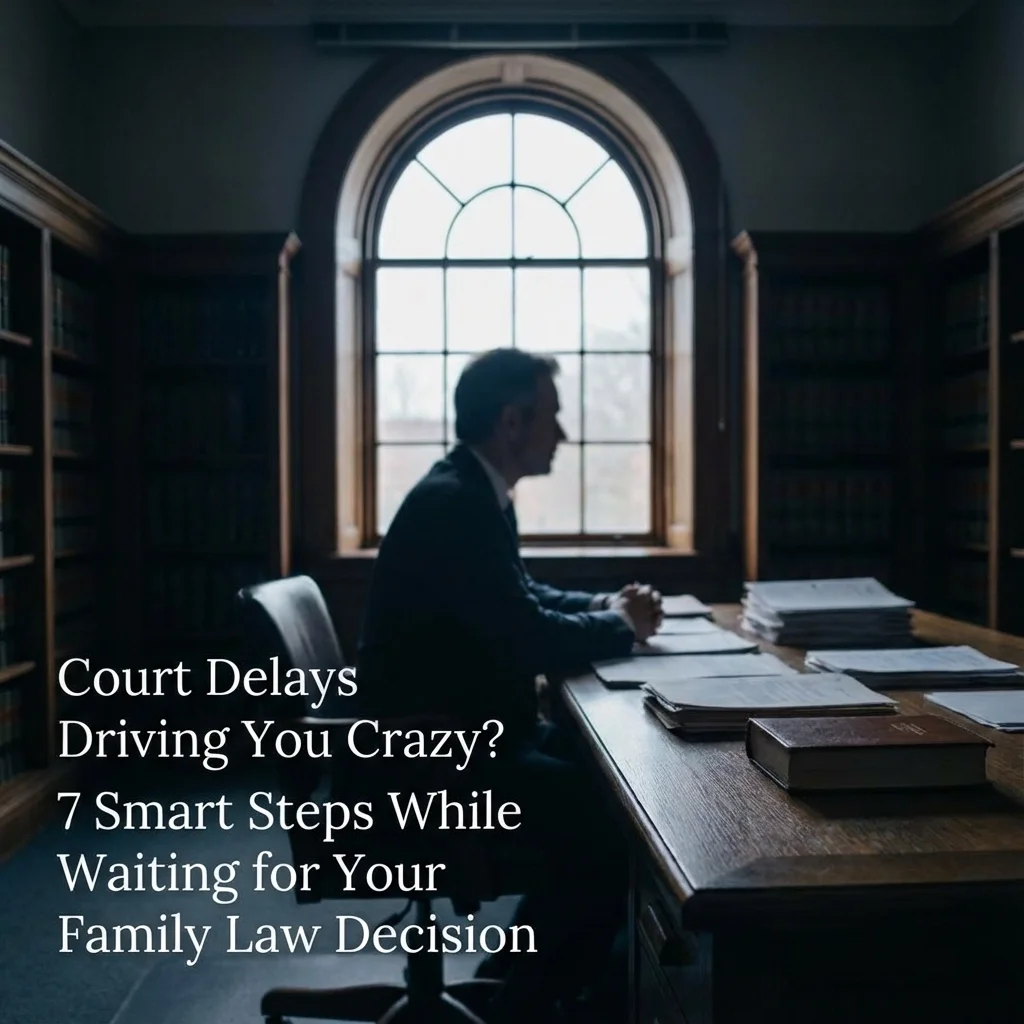 Court Delays Driving You Crazy? 7 Smart Steps While Waiting for Your Family Law Decision