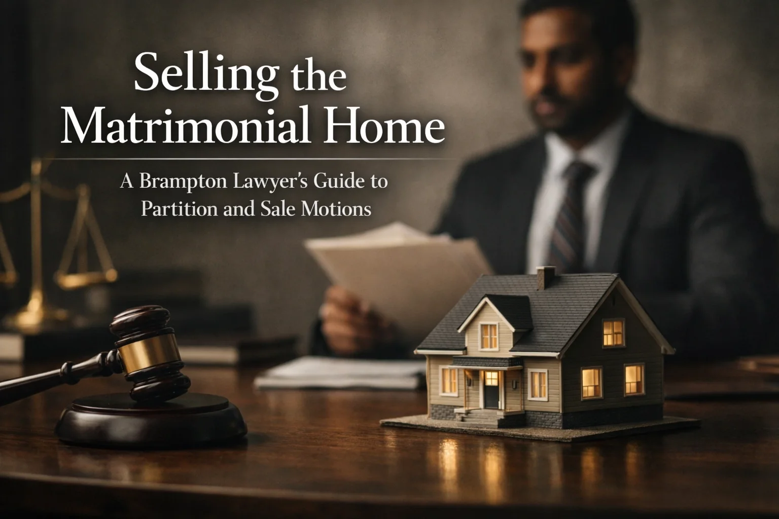 Selling the Matrimonial Home: A Brampton Lawyer's Guide to Partition and Sale Motions