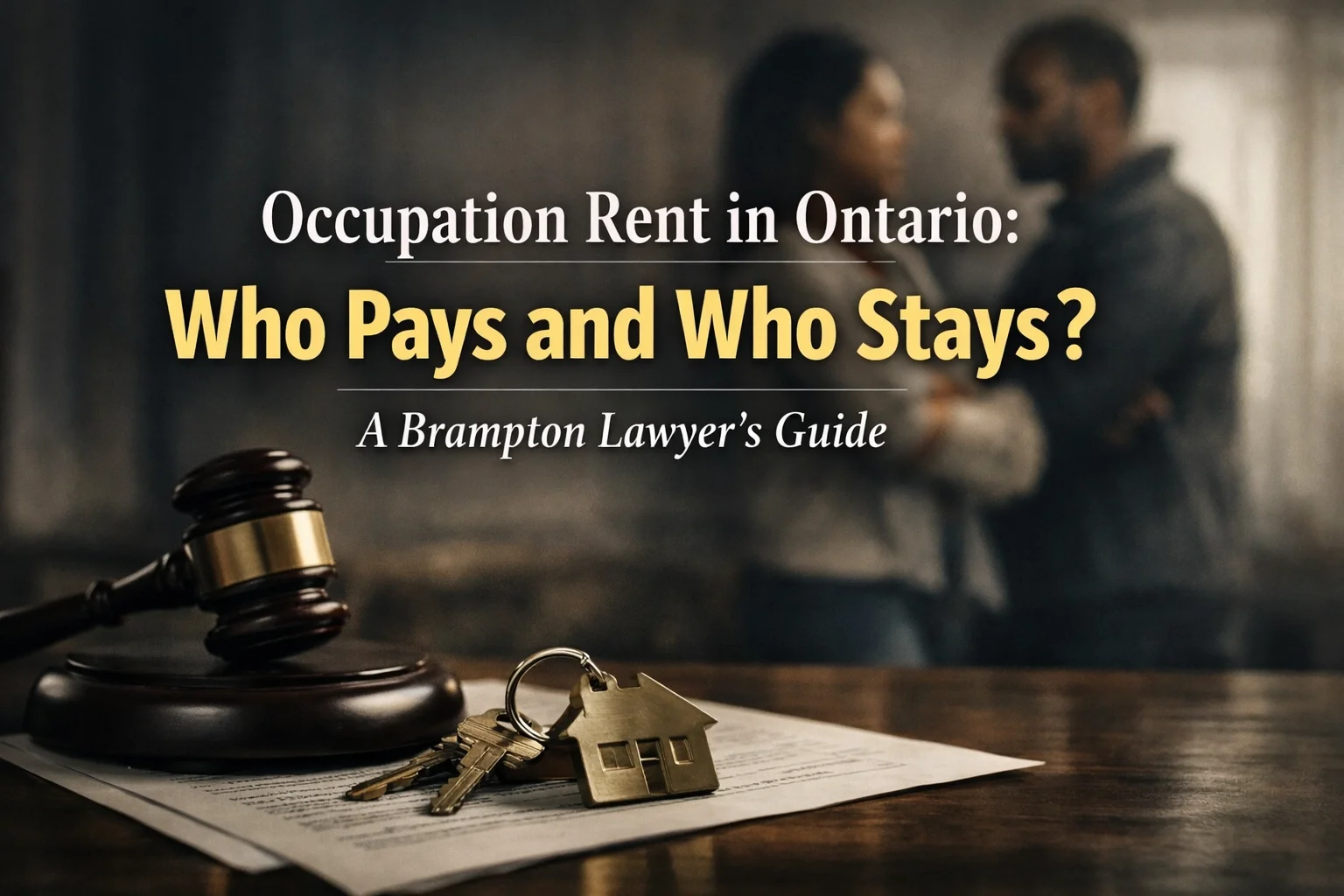 Occupation Rent in Ontario: Who Pays and Who Stays? A Brampton Lawyer’s Guide