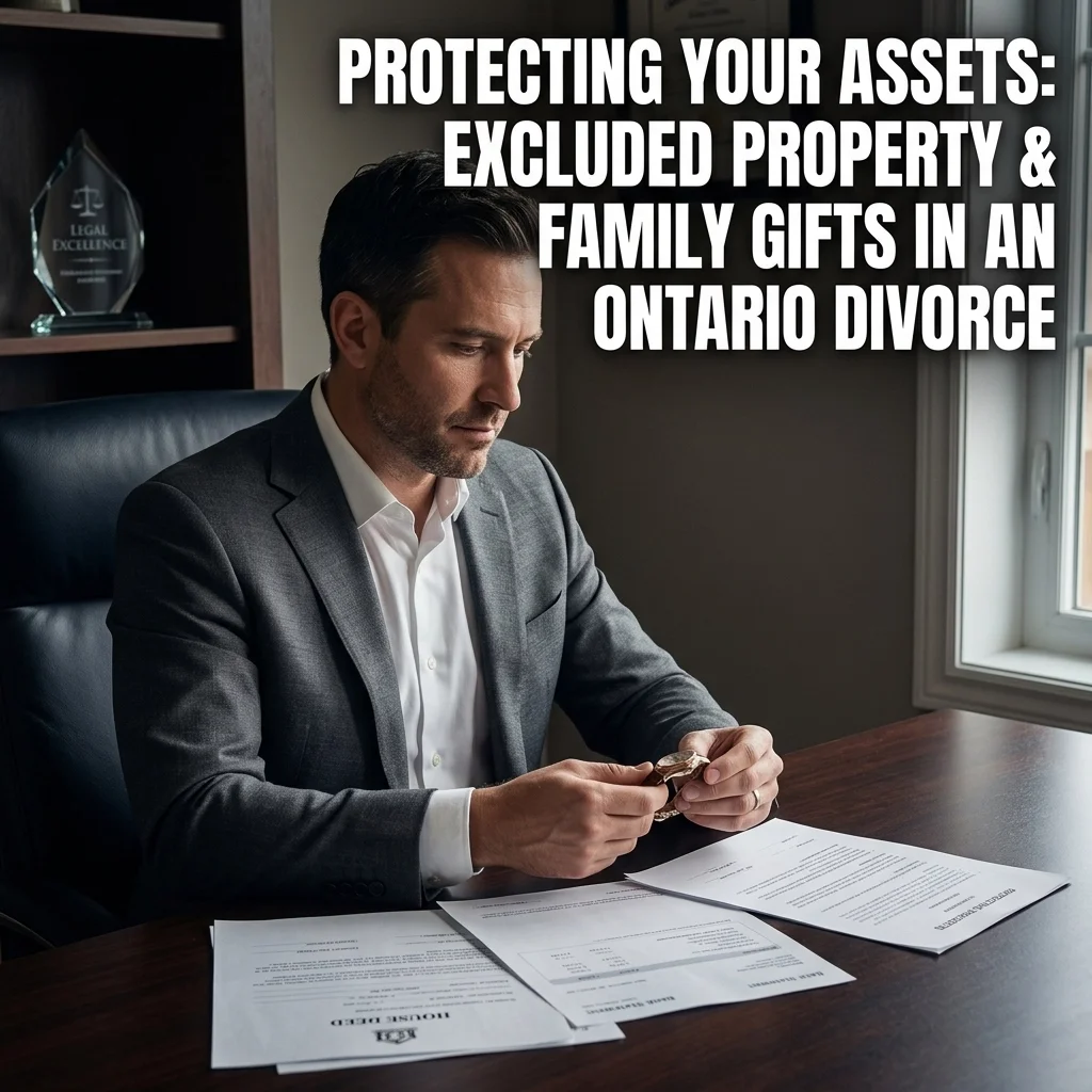 Excluded Property &amp; Family Gifts: Protecting Your Assets in an Ontario Divorce