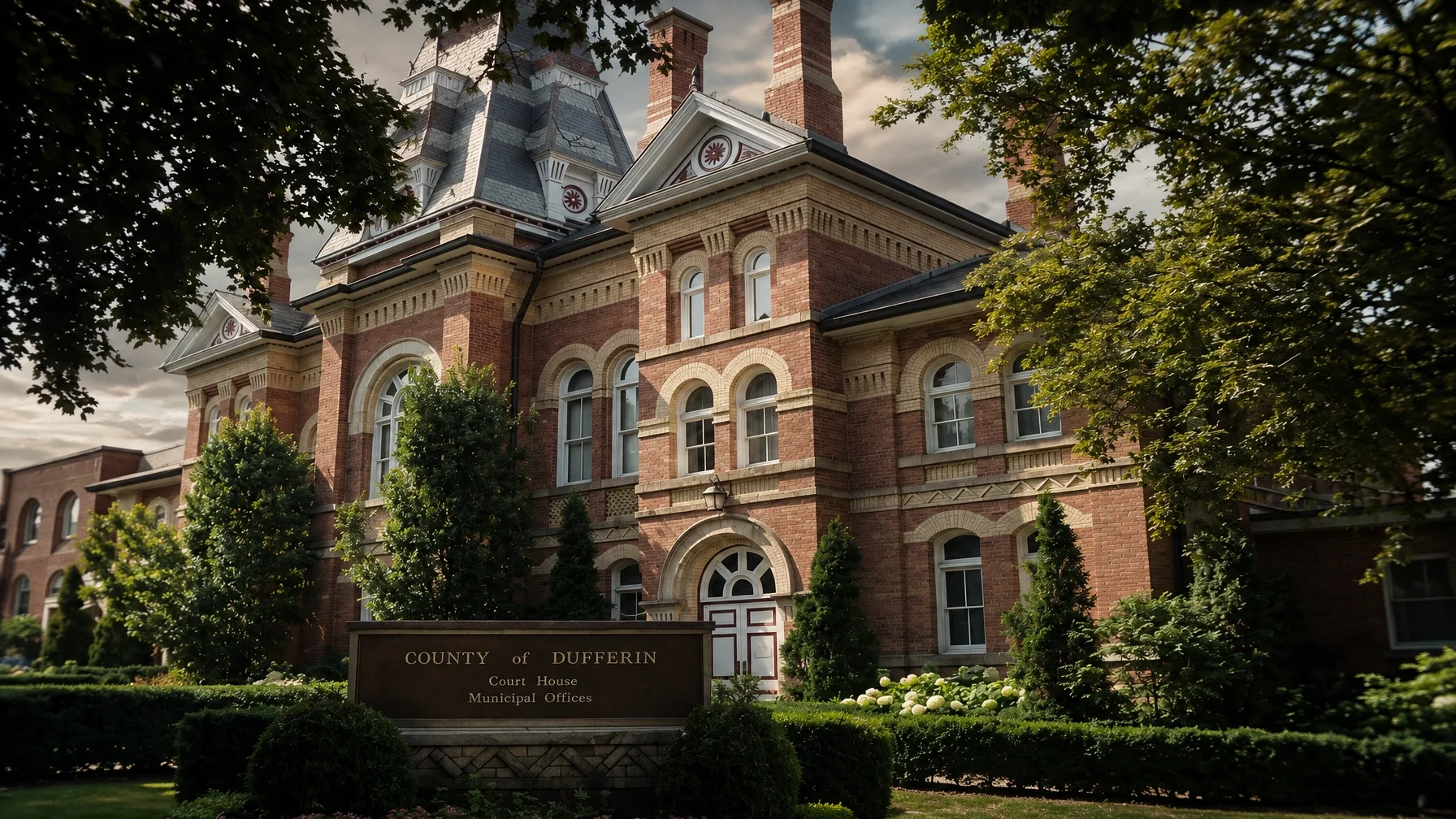 Orangeville Courthouse at 10 Louisa Street in Orangeville, Ontario