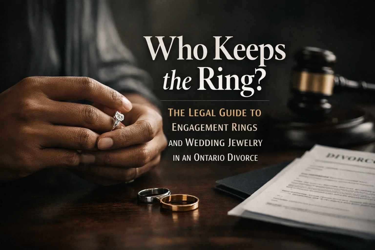Who Keeps the Ring? The Legal Guide to Engagement Rings and Wedding Jewelry in an Ontario Divorce