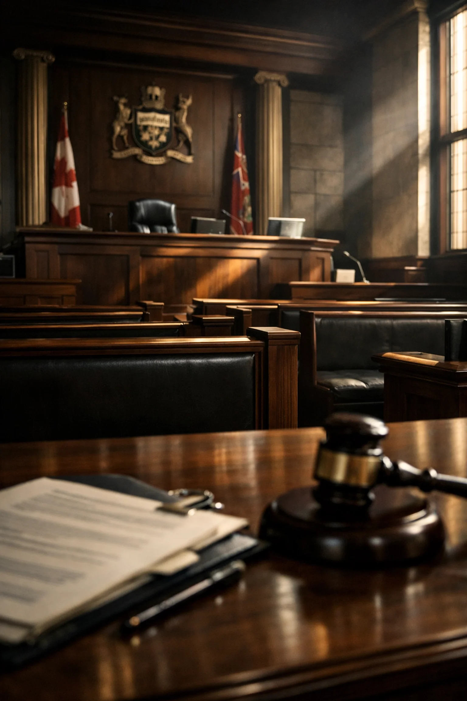 A close-up of legal documents and a pen, signifying the importance of documentation.