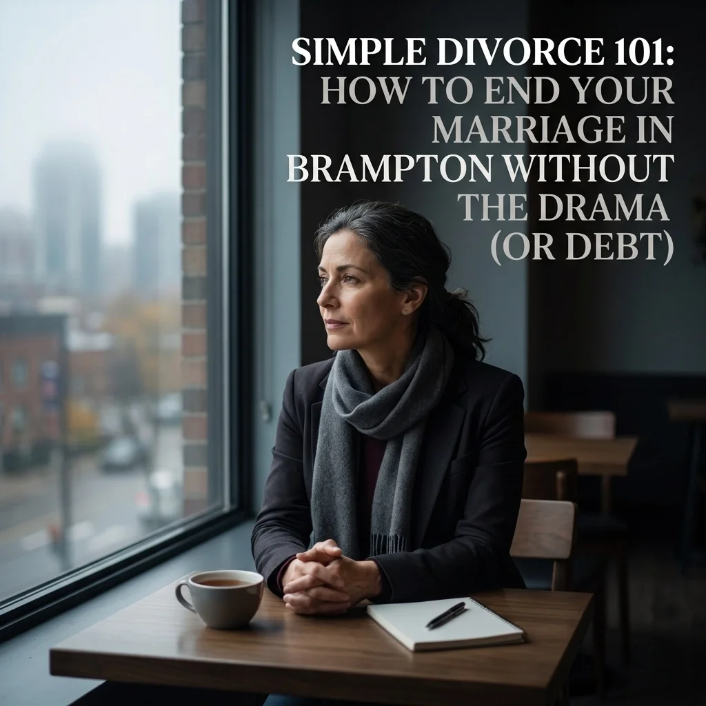 Simple Divorce Brampton: 2026 Guide to Uncontested Divorce paperwork and pen