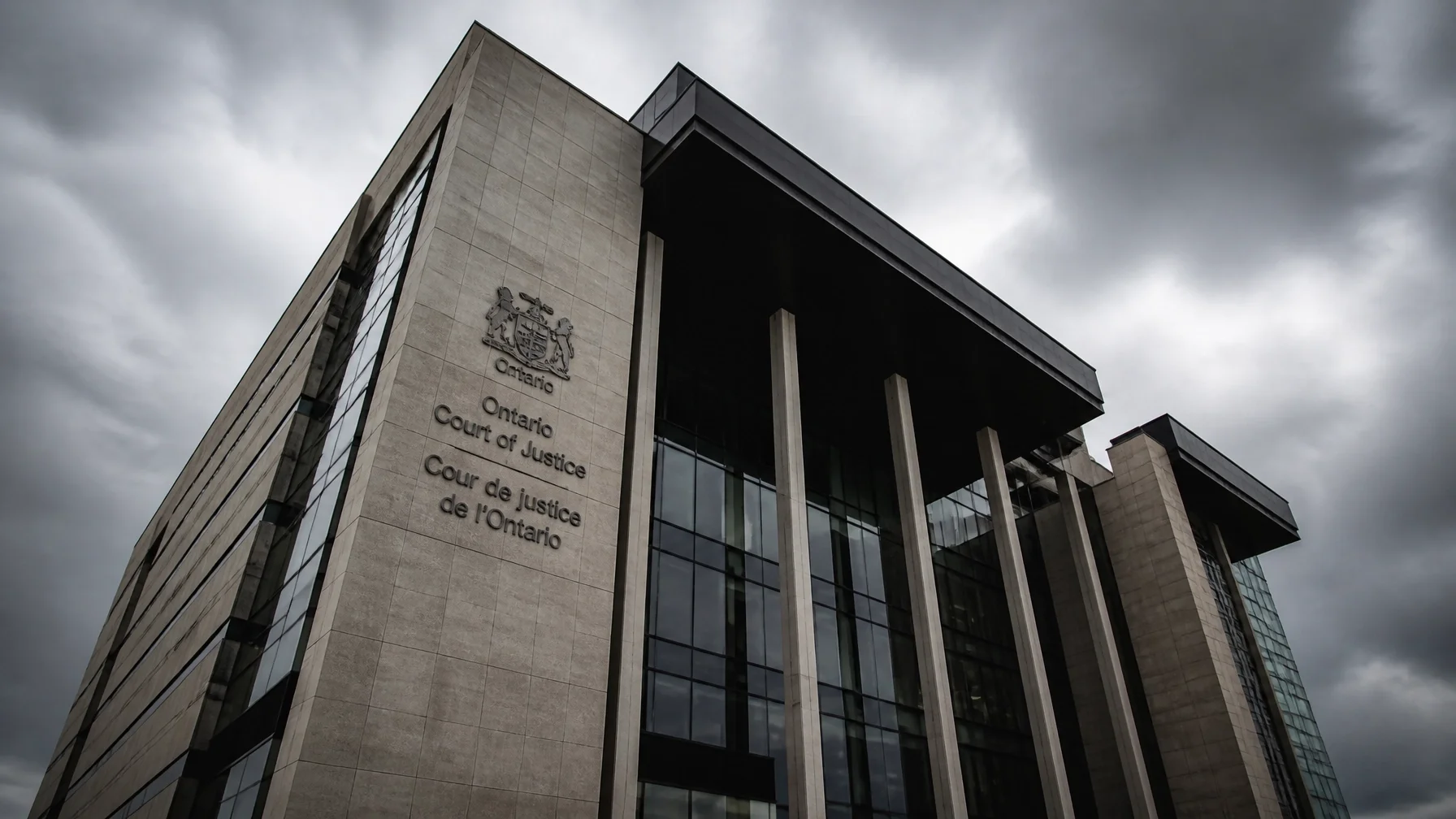 The A. Grenville and William Davis Courthouse in Brampton, where OMNI LAW GROUP represents family law clients.