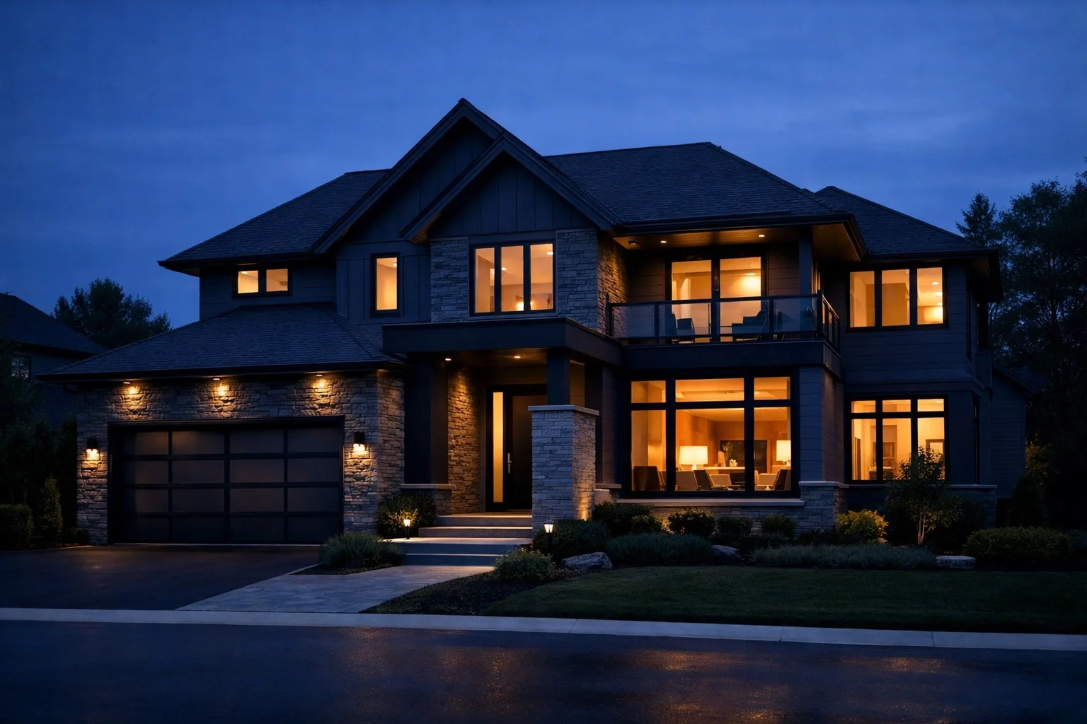 A modern suburban home in Brampton representing a matrimonial home during a contested divorce property division.