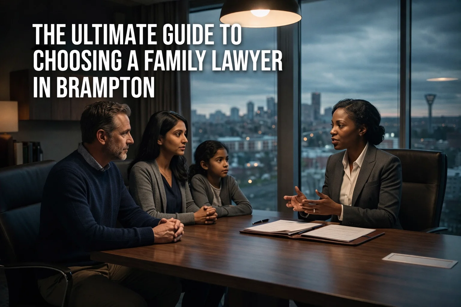 Professional family lawyer in Brampton providing legal guidance for divorce and custody matters.
