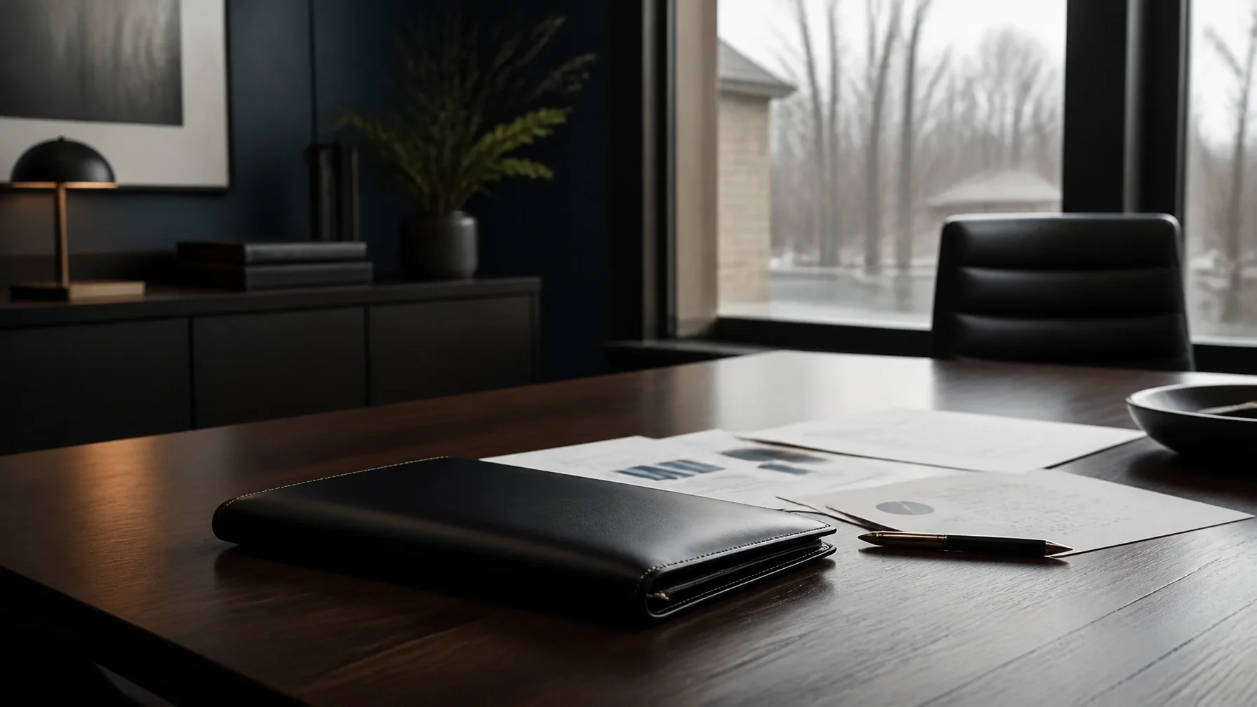 Legal and financial documents representing high-net-worth divorce planning in Orangeville