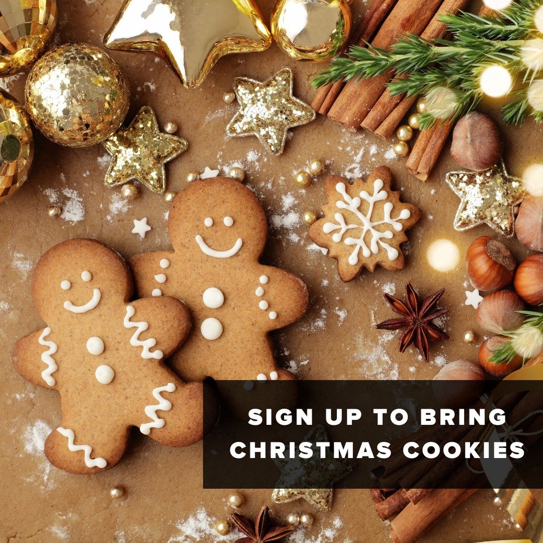 This coming Sunday our Hot Chocolate and Cookie Bar is back!! Want to make cookies to share? Sign up here. https://buff.ly/3ZUQHGH