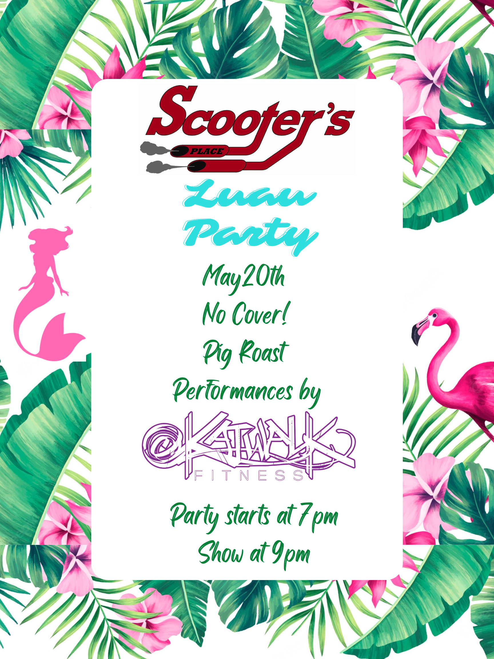 Luau Party @ Scooters
