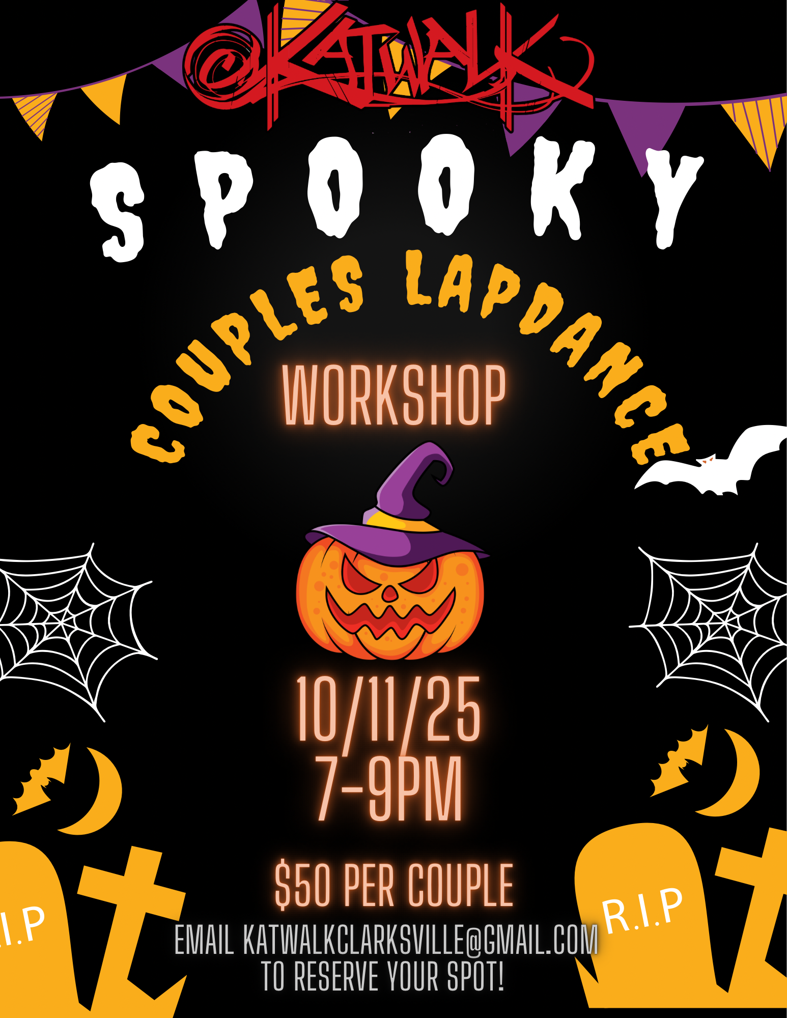Spooky Couples Lapdance Workshop