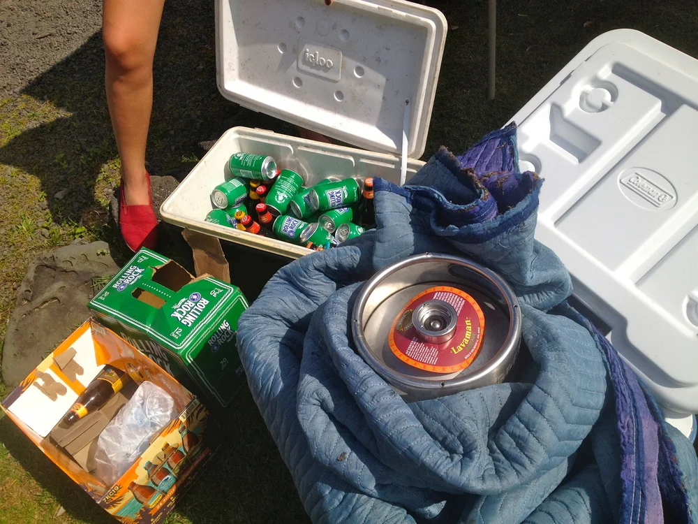 Our drink supply.