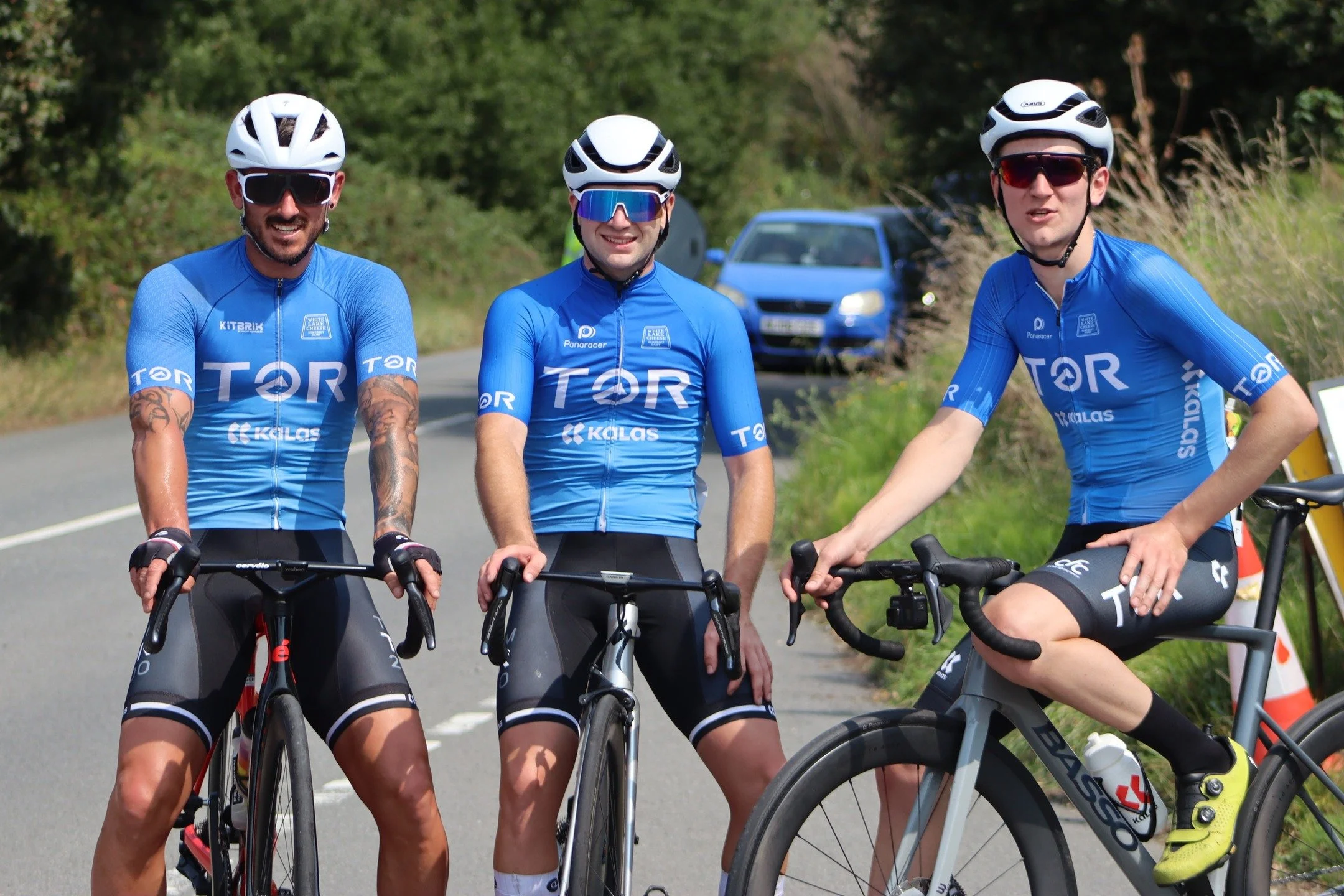 All smiles after a fantastic team effort at the John Holham RR! Missing from the photo is @bobbuenfeld , who, in just his second race back, and first road race after breaking his back, secured a strong 8th place. Chapeau!

Thanks to @cyclingmikesmith