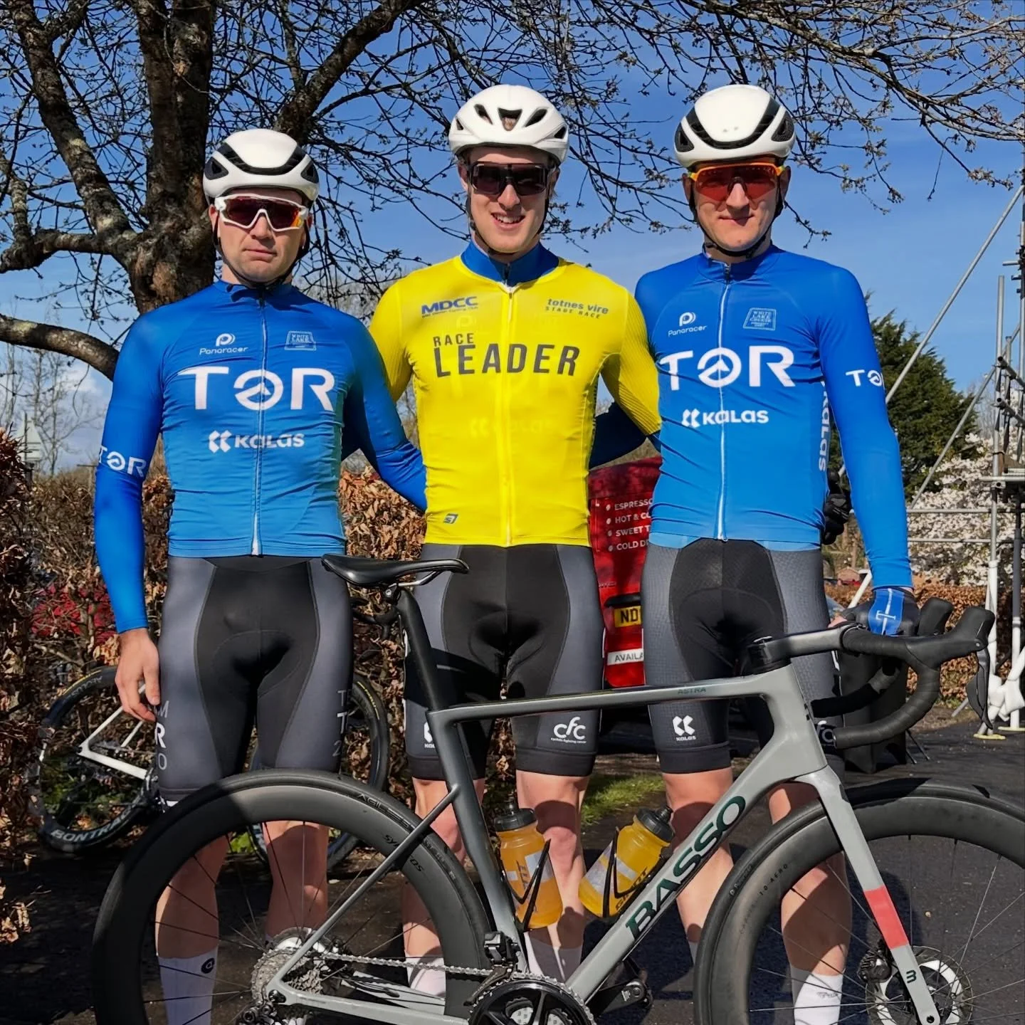 Taking the leaders jersey into final stage of @middevoncc Totnes Vire! Win for @hamj64 on Stage 1, and a strong stage 2 means we roll out Hatherleigh in yellow!
.
📸 @andrew_crocker 
.
#stagerace #cycling #devon #kalas #yourridemadebetter