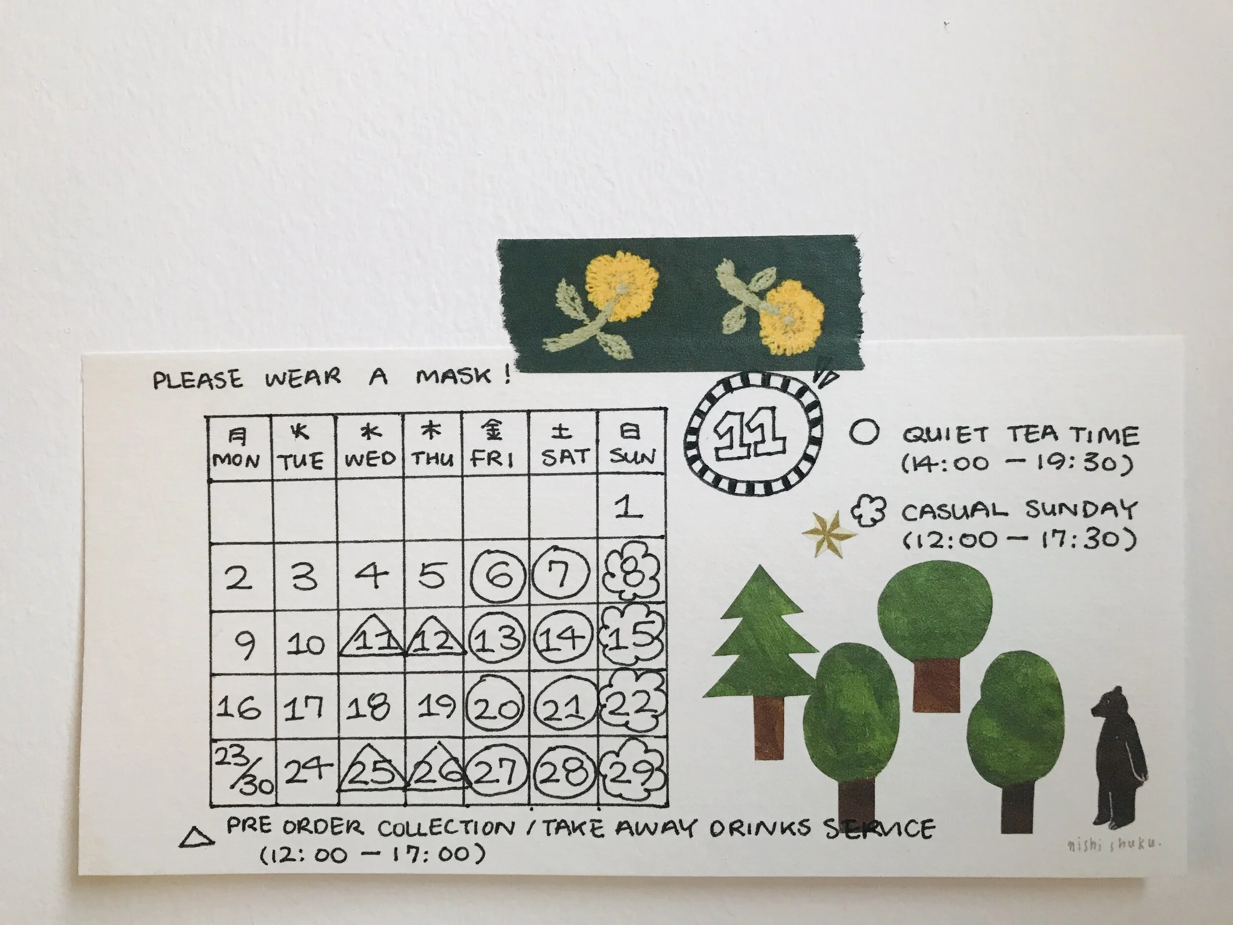NOVEMBER CALENDAR