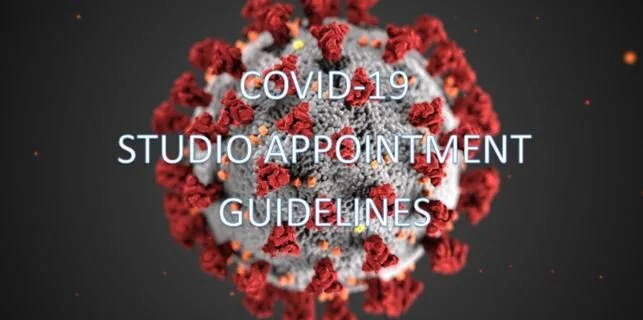 COVID-19 STUDIO APPOINTMENT GUIDELINES