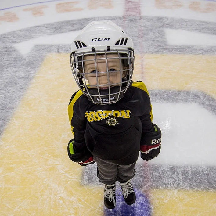 Skating with the Providence Bruins